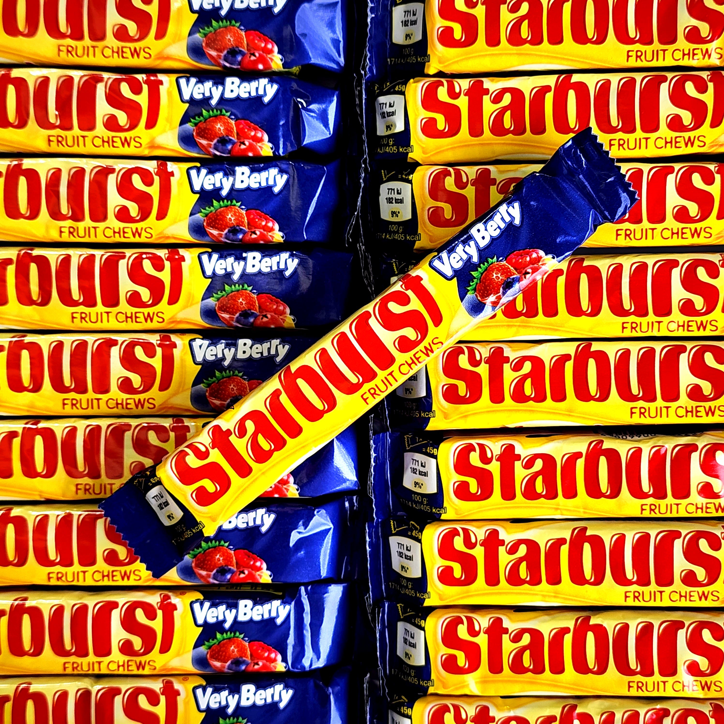 Starburst Very Berry Fruit Chews Pik n Mix Lollies NZ