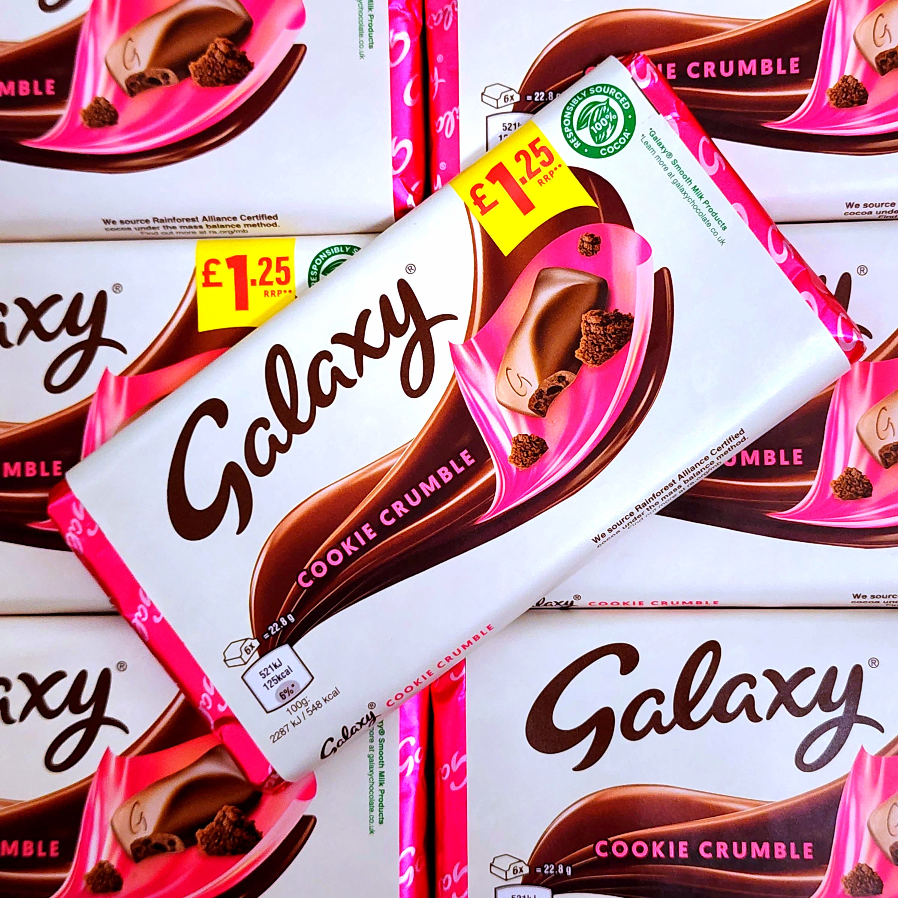Galaxy Chocolate Bar - Cookie Crumble - Pik n Mix Lollies NZ