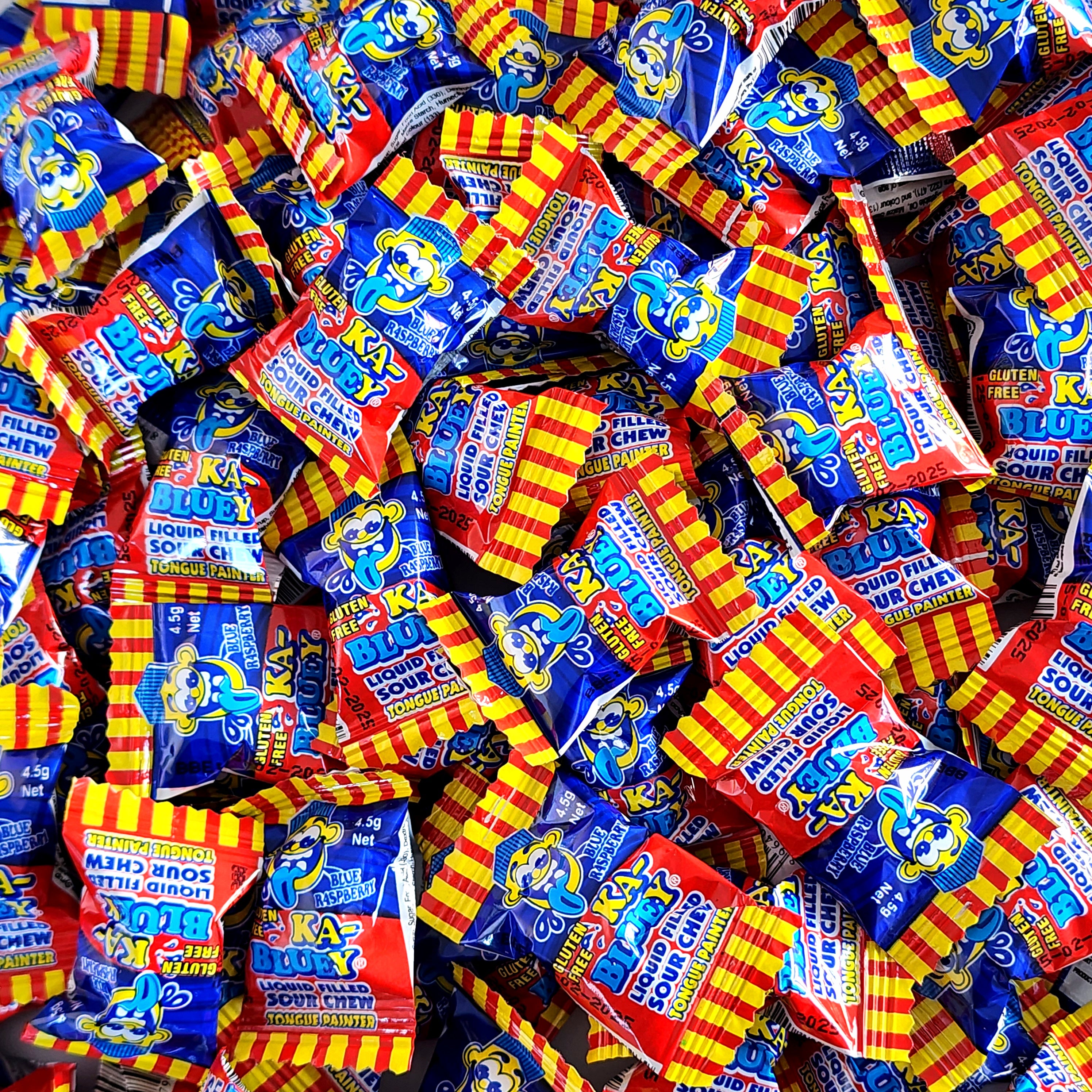 Ka-Bluey Tongue Painter Sour Chews - Seconds - Pik n Mix Lollies NZ