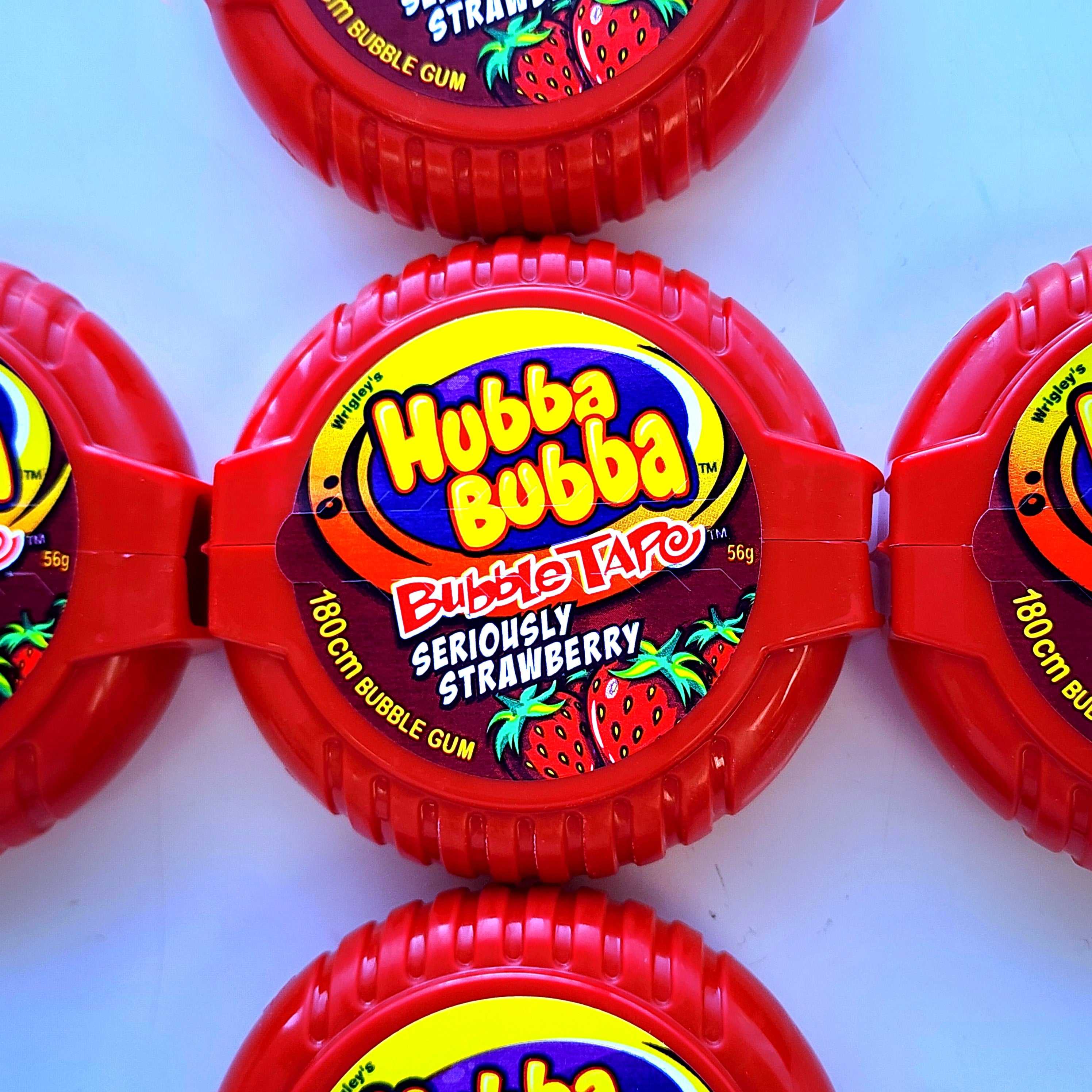 Hubba Bubba Bubble Gum Strawberry - Seconds - Pik n Mix Lollies NZ