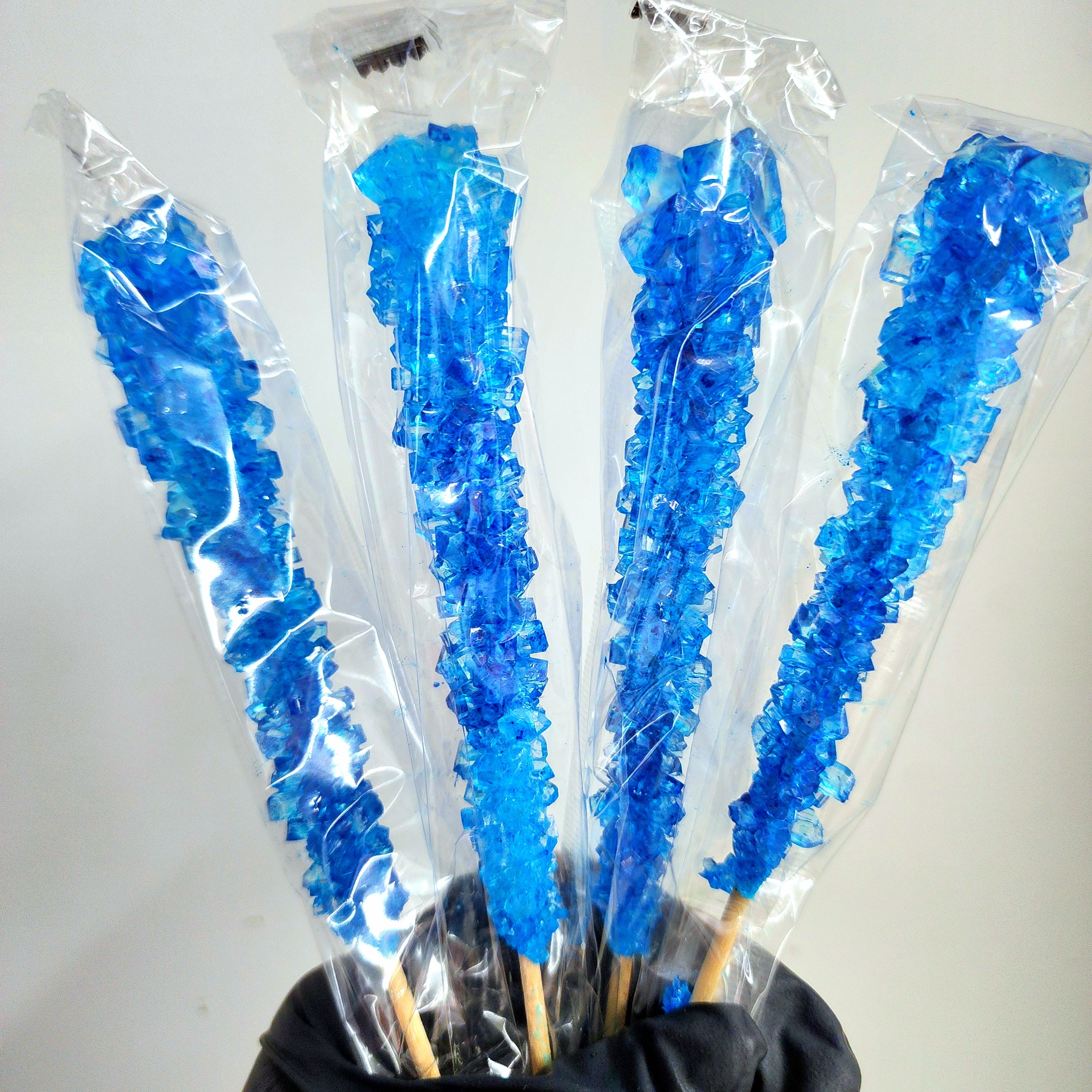 Crystal Rock Candy Sticks - Dark Blue - Pik n Mix Lollies NZ