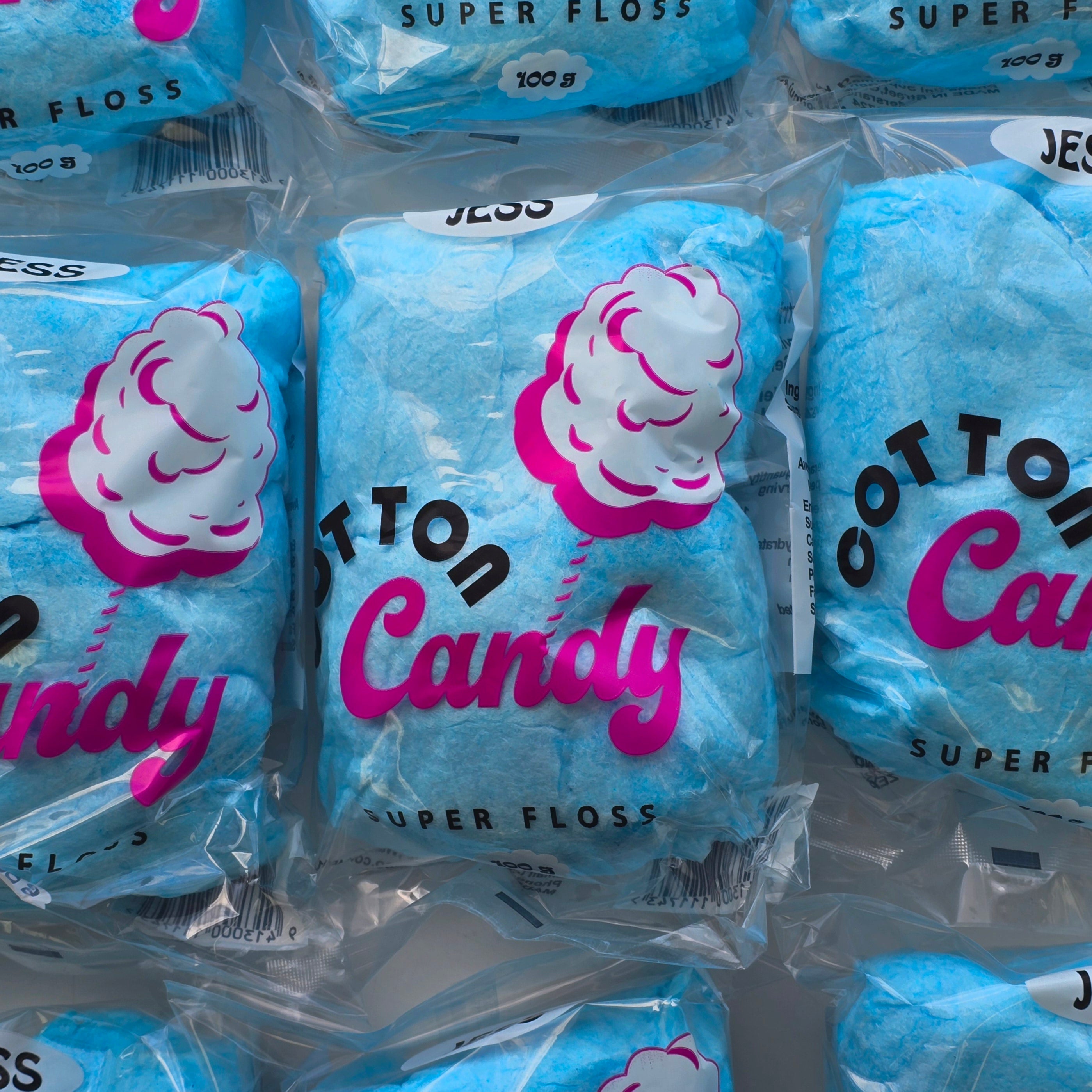 Blue Cotton Candy Super Floss - Pik n Mix Lollies NZ