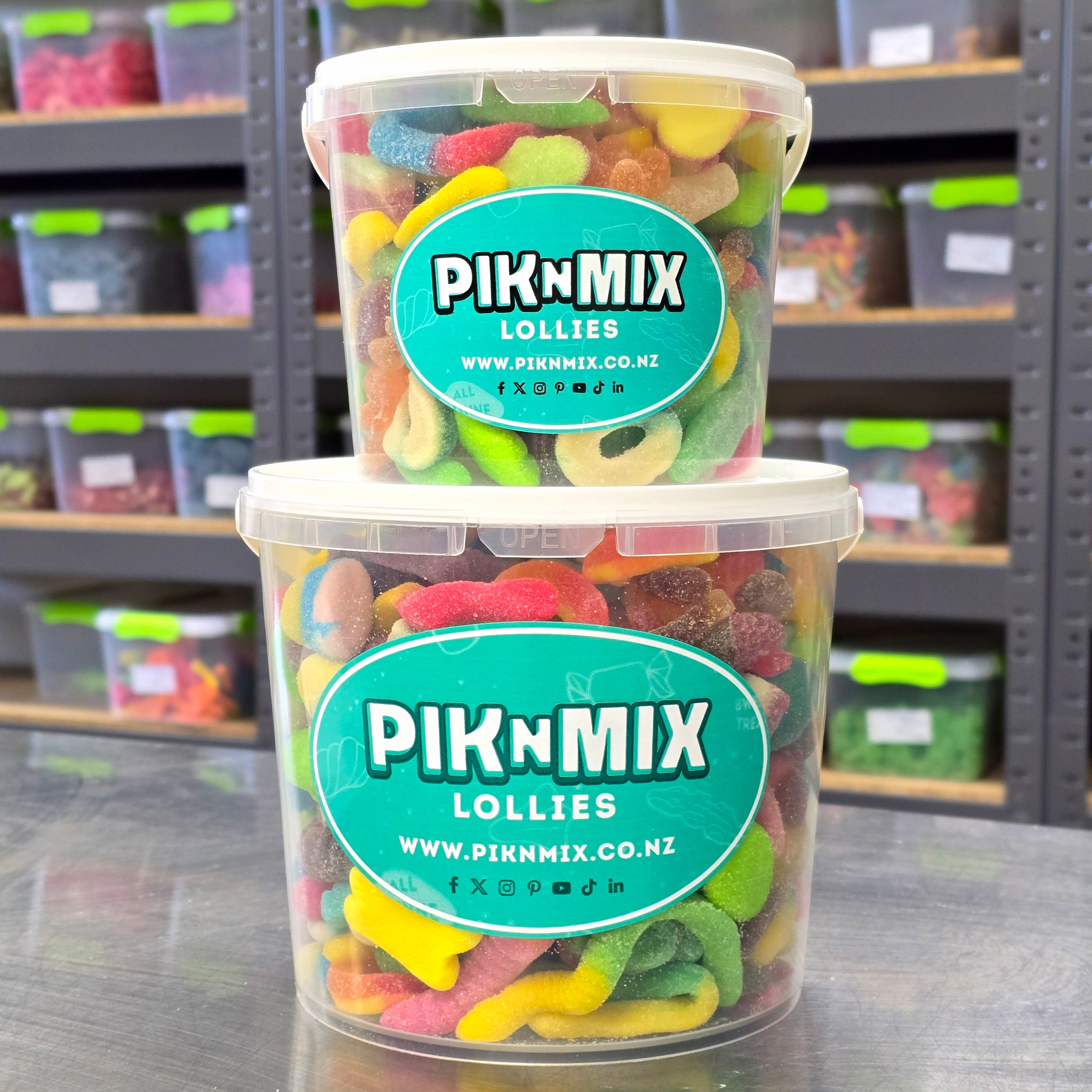 Bucket of Jellybean Mix - Pik n Mix Lollies NZ