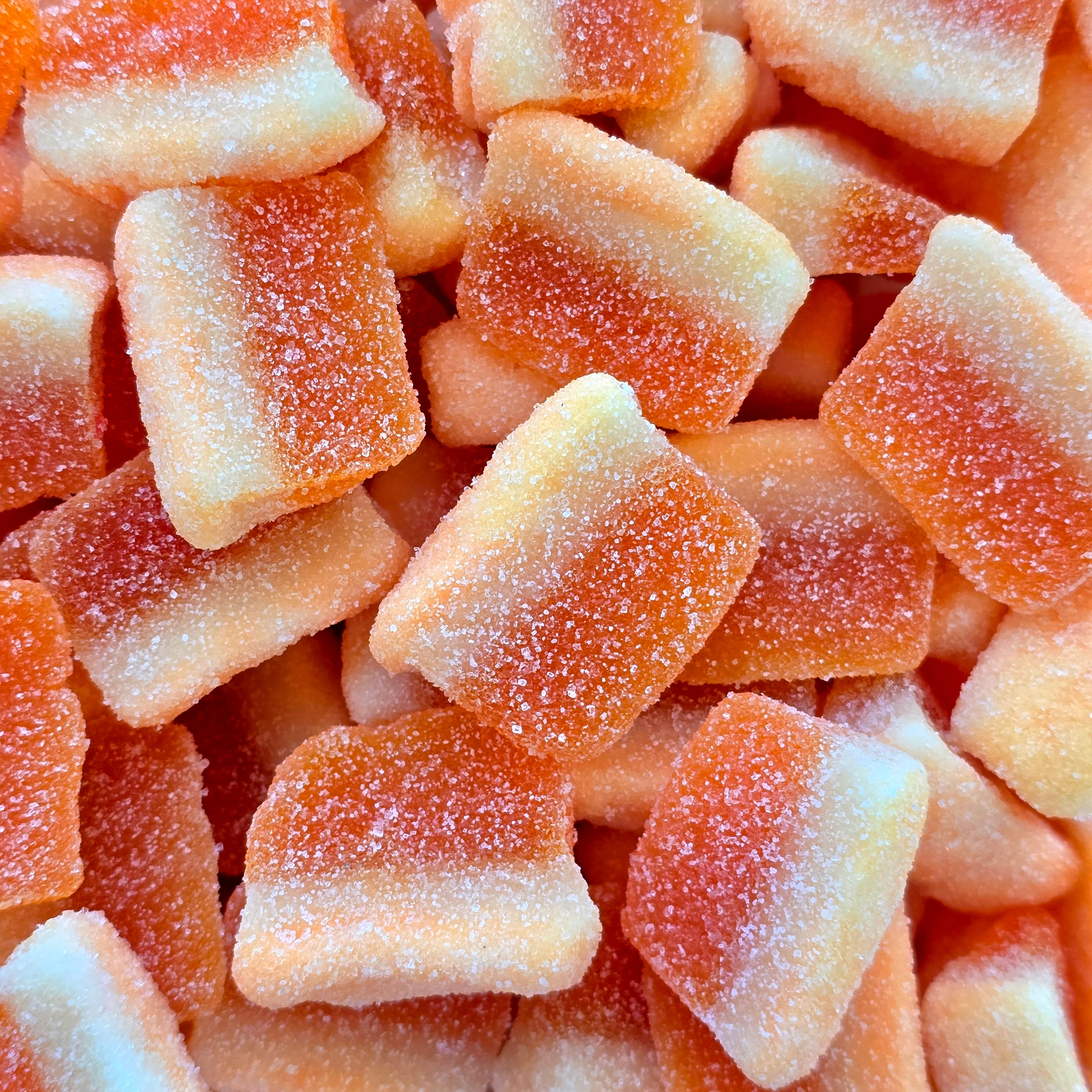Sour Peach Slices - Pik n Mix Lollies NZ