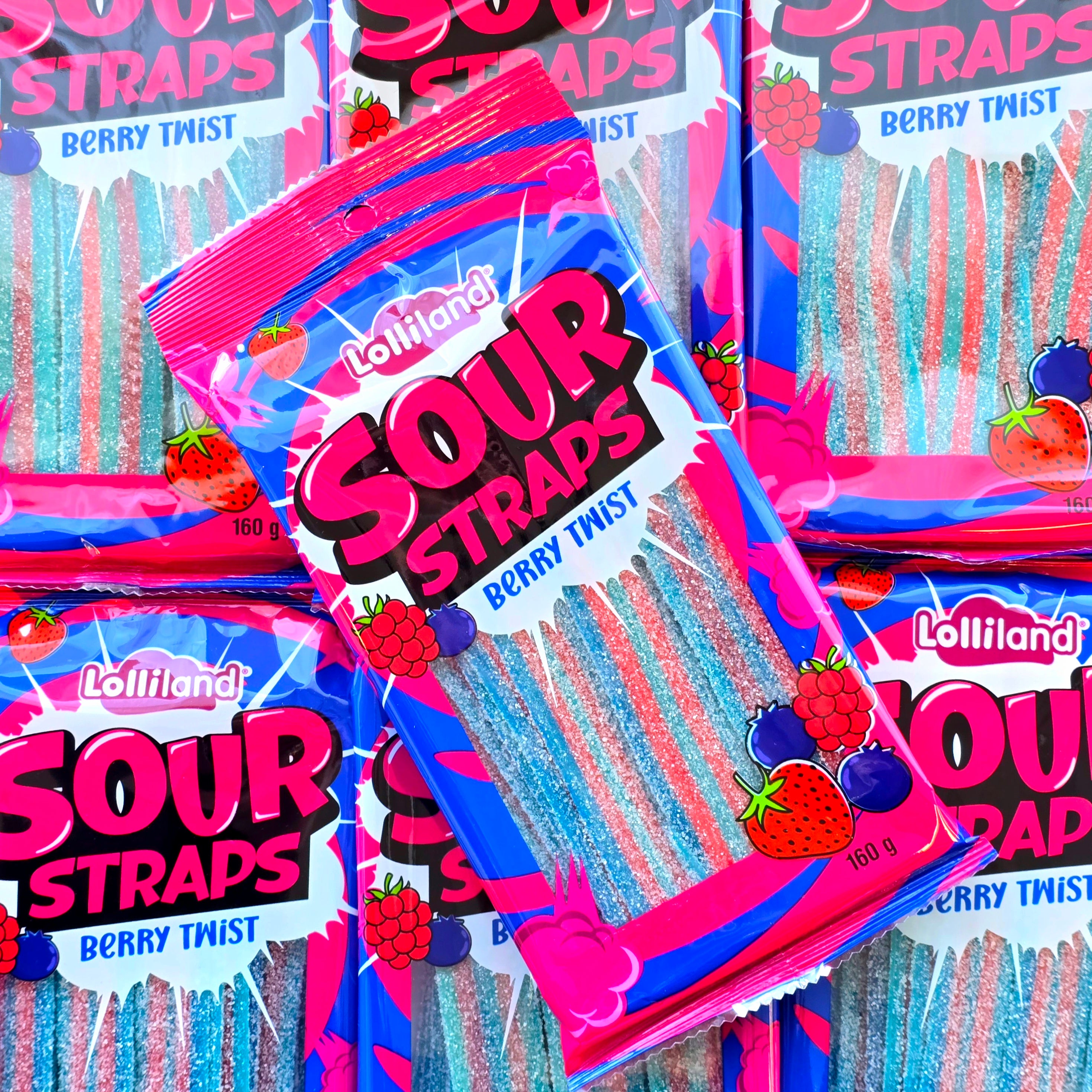 Sour Straps - Berry Twist - Pik n Mix Lollies NZ