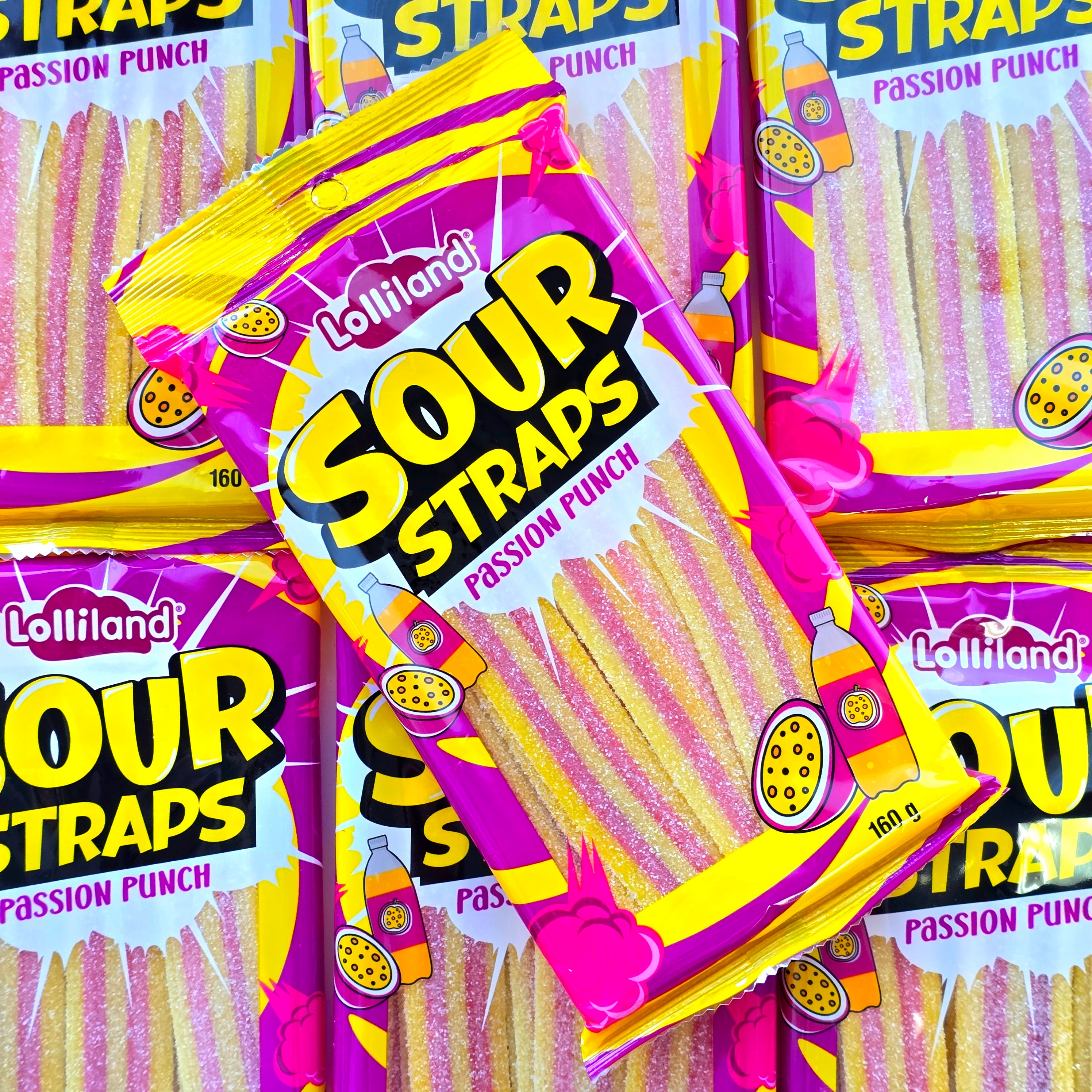 Sour Straps - Passion Punch - Pik n Mix Lollies NZ