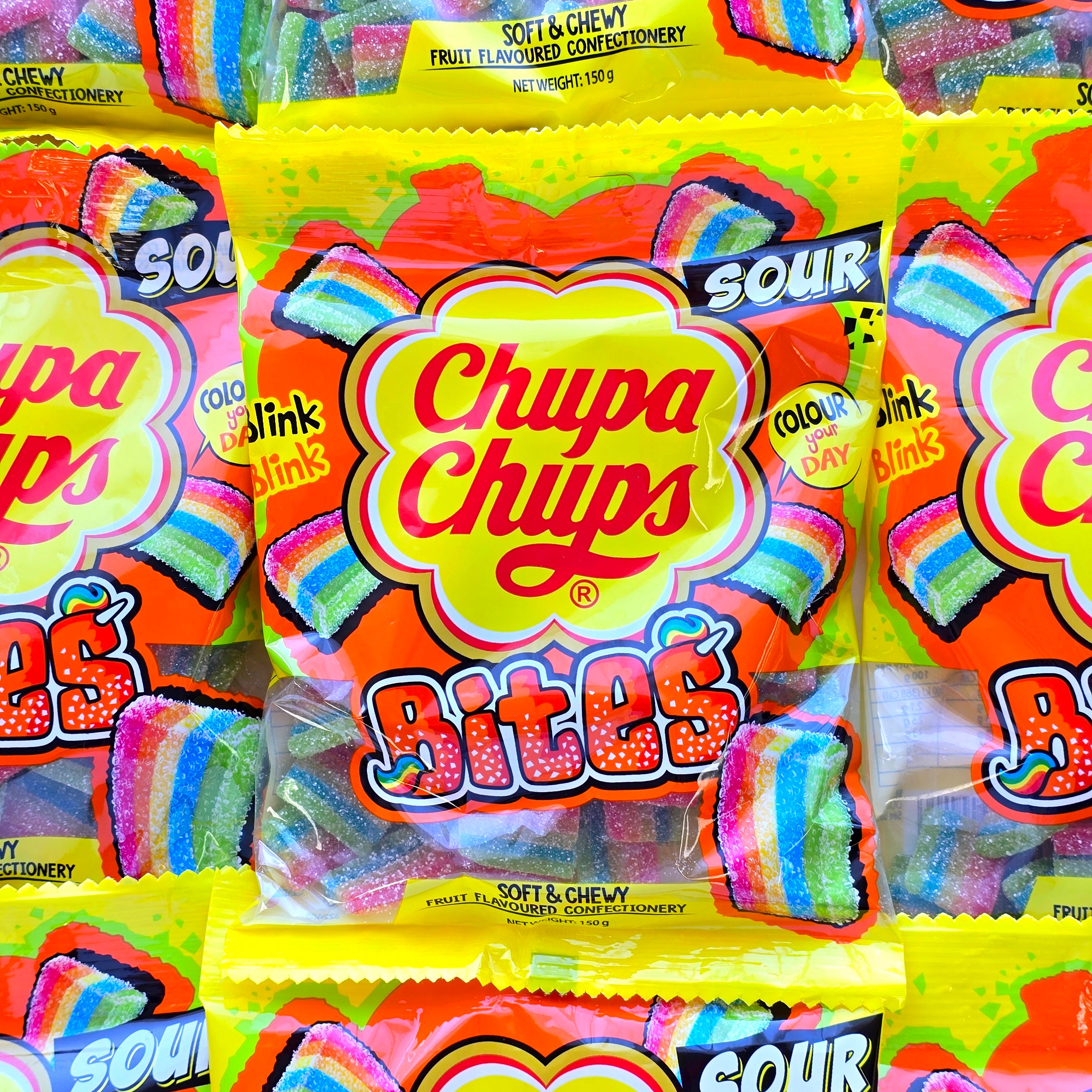 Chupa Chups Sour Bites 150g Bag