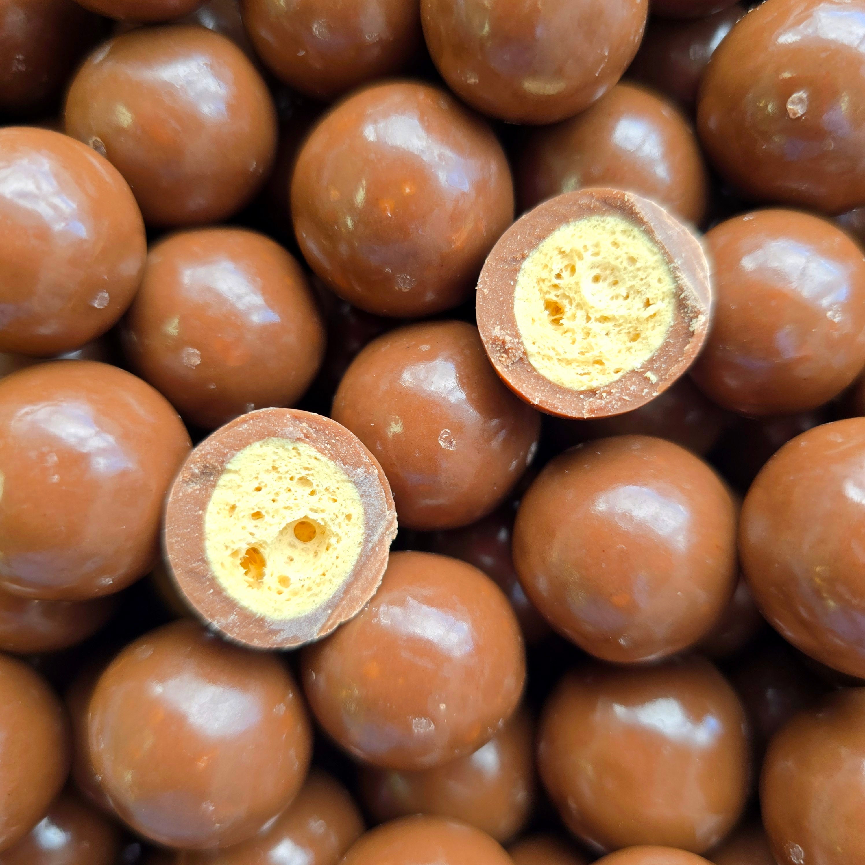 Chocolate Malt Balls - Pik n Mix Lollies NZ