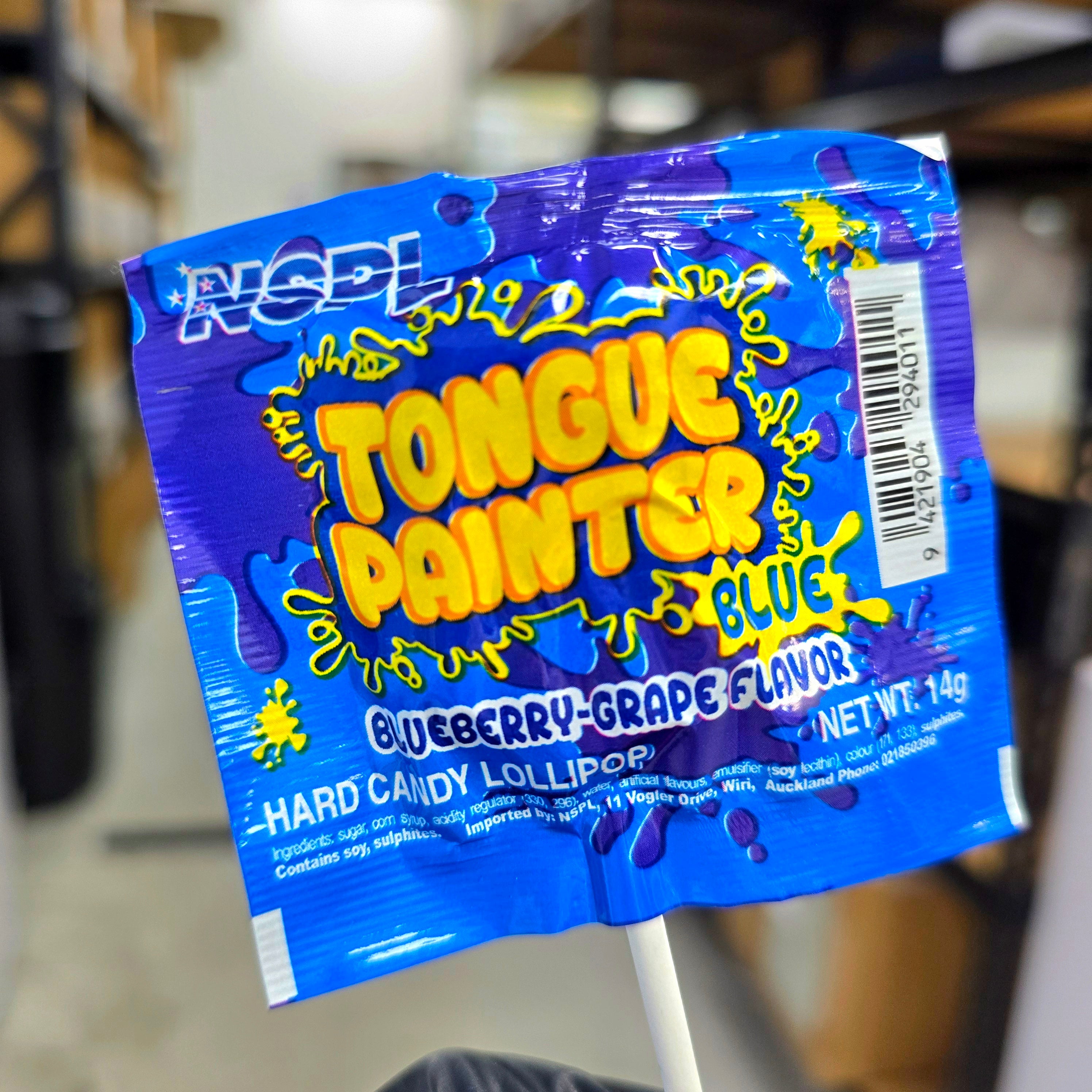 Tongue Painter Blueberry/Grape Lollipops (Bag of 5)