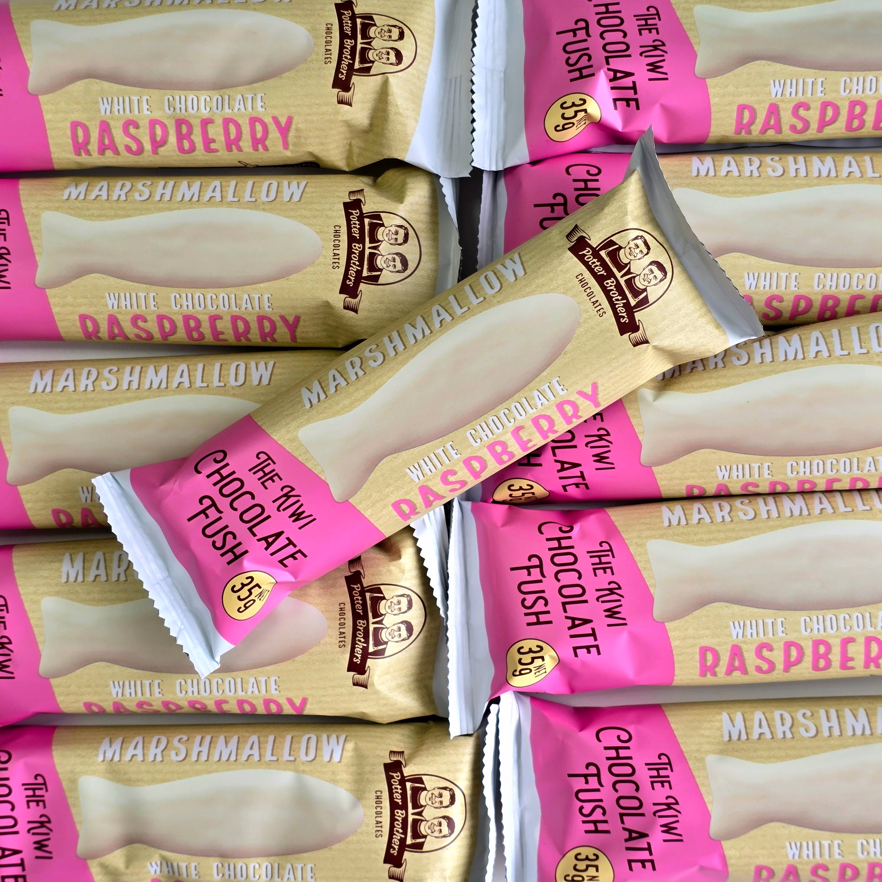 The Great Kiwi Chocolate Fush - Raspberry & White Chocolate