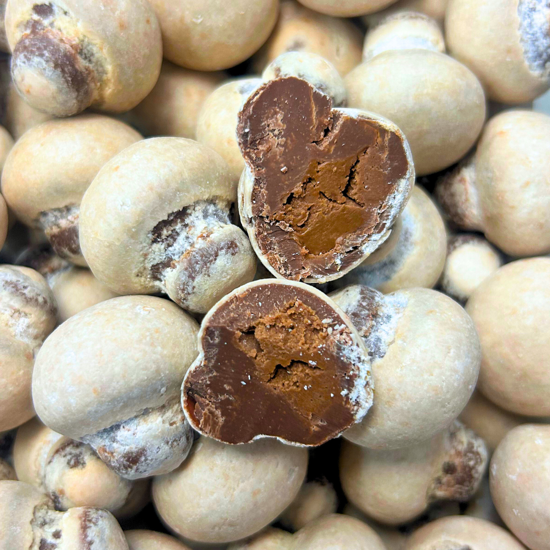 Cream Choc Mushrooms - Hazelnut (5pc) - Pik n Mix Lollies NZ