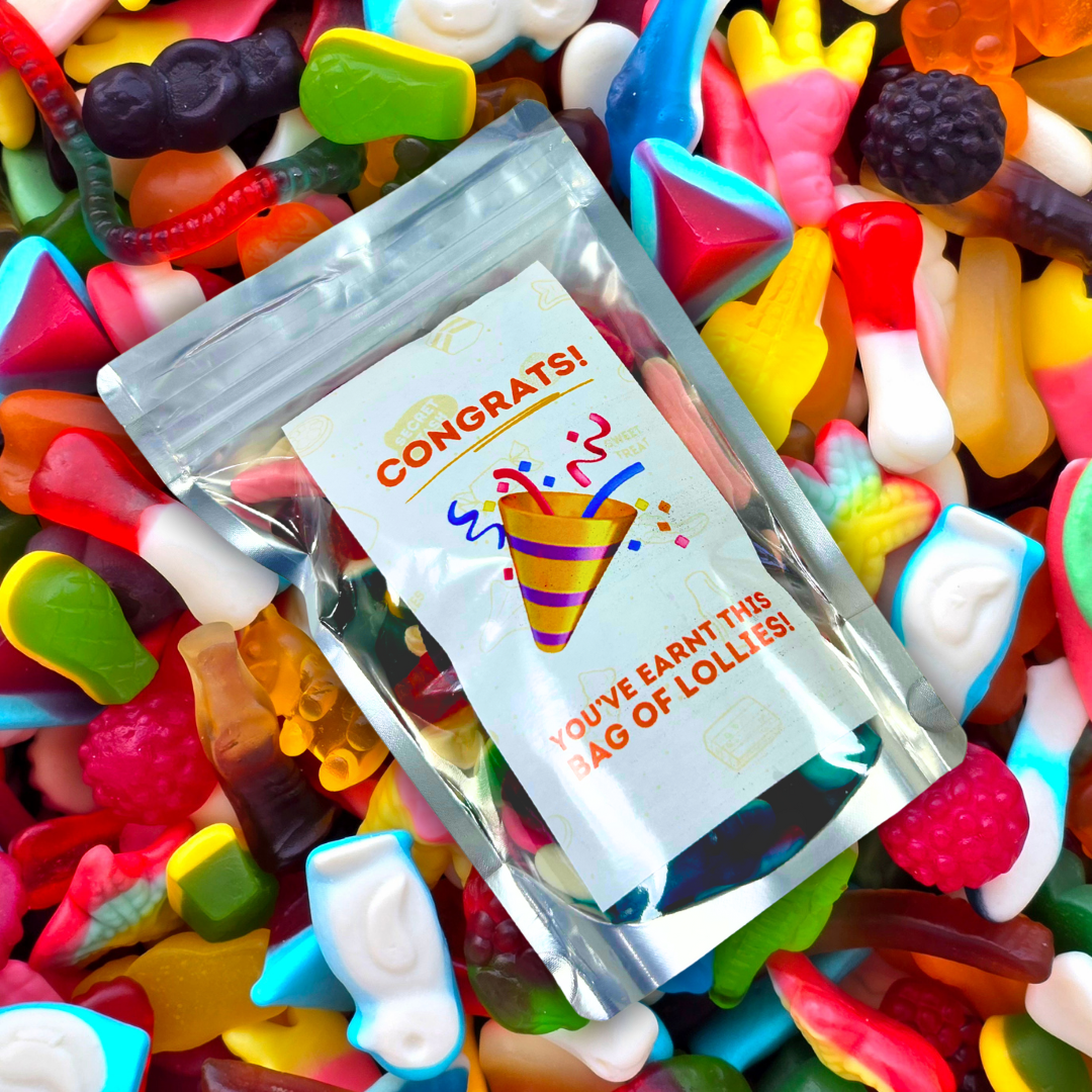 Congratulations Lolly Bag - Pik n Mix Lollies NZ
