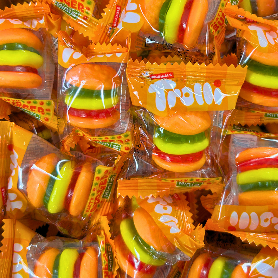 Trolli Mini Burgers - Pik n Mix Lollies NZ