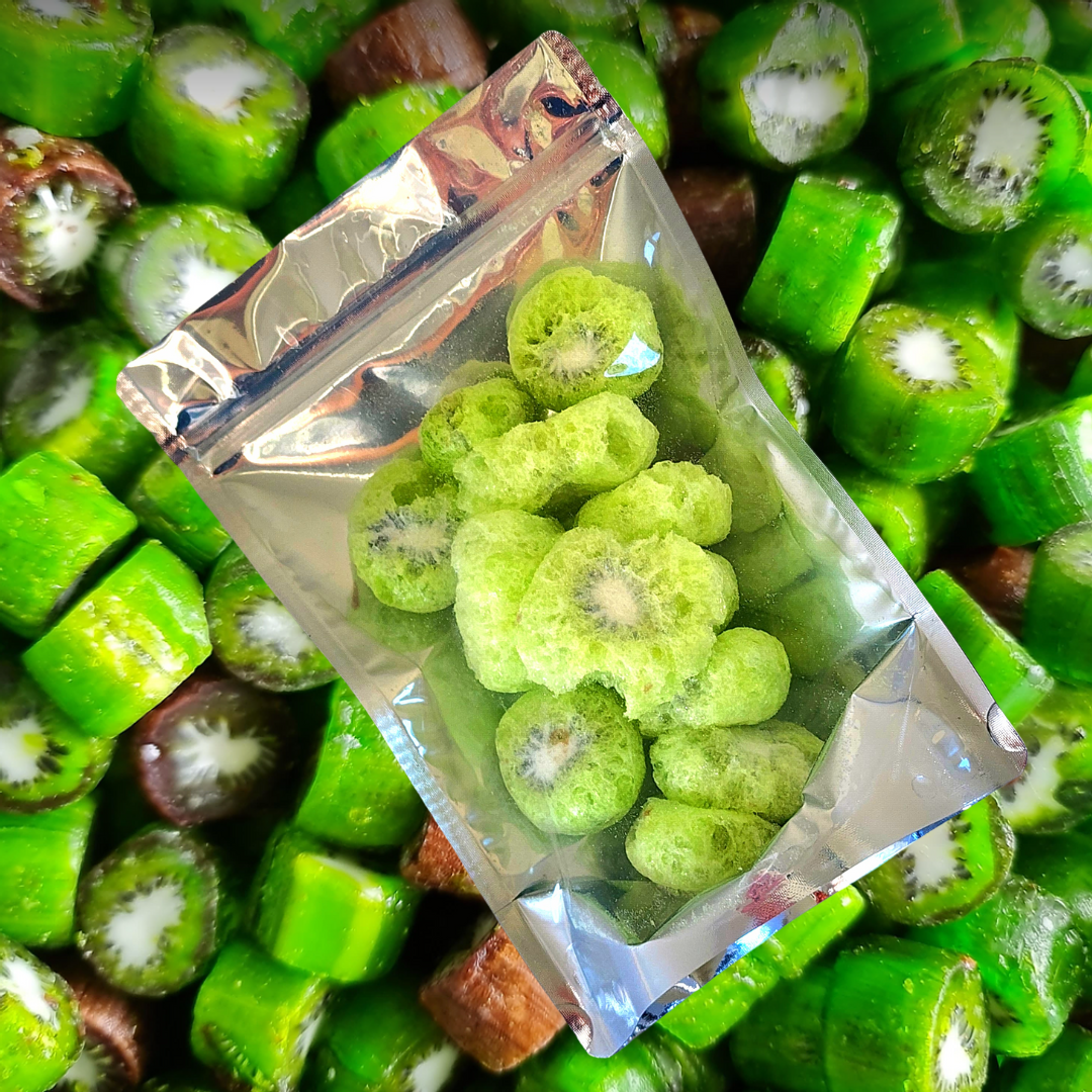 Kiwifruit Puffs - Pik n Mix Lollies NZ