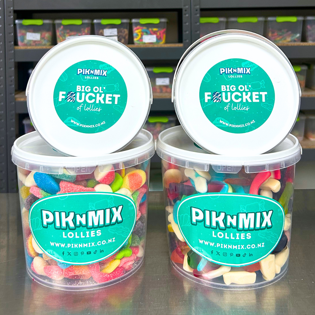 Big Ol' F It Bucket - Pik n Mix Lollies NZ