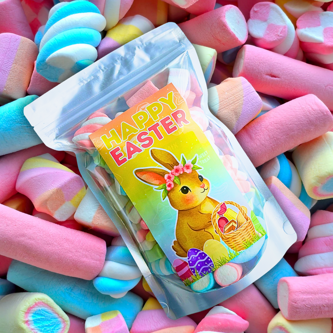 Pastel Marshmallow Happy Easter Bag - Pik n Mix Lollies NZ
