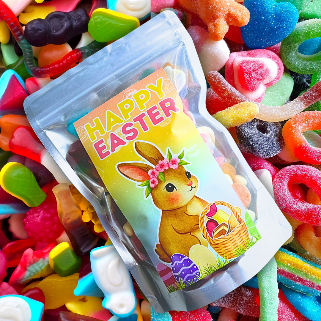 Happy Easter Lolly Bag - Pik n Mix Lollies NZ