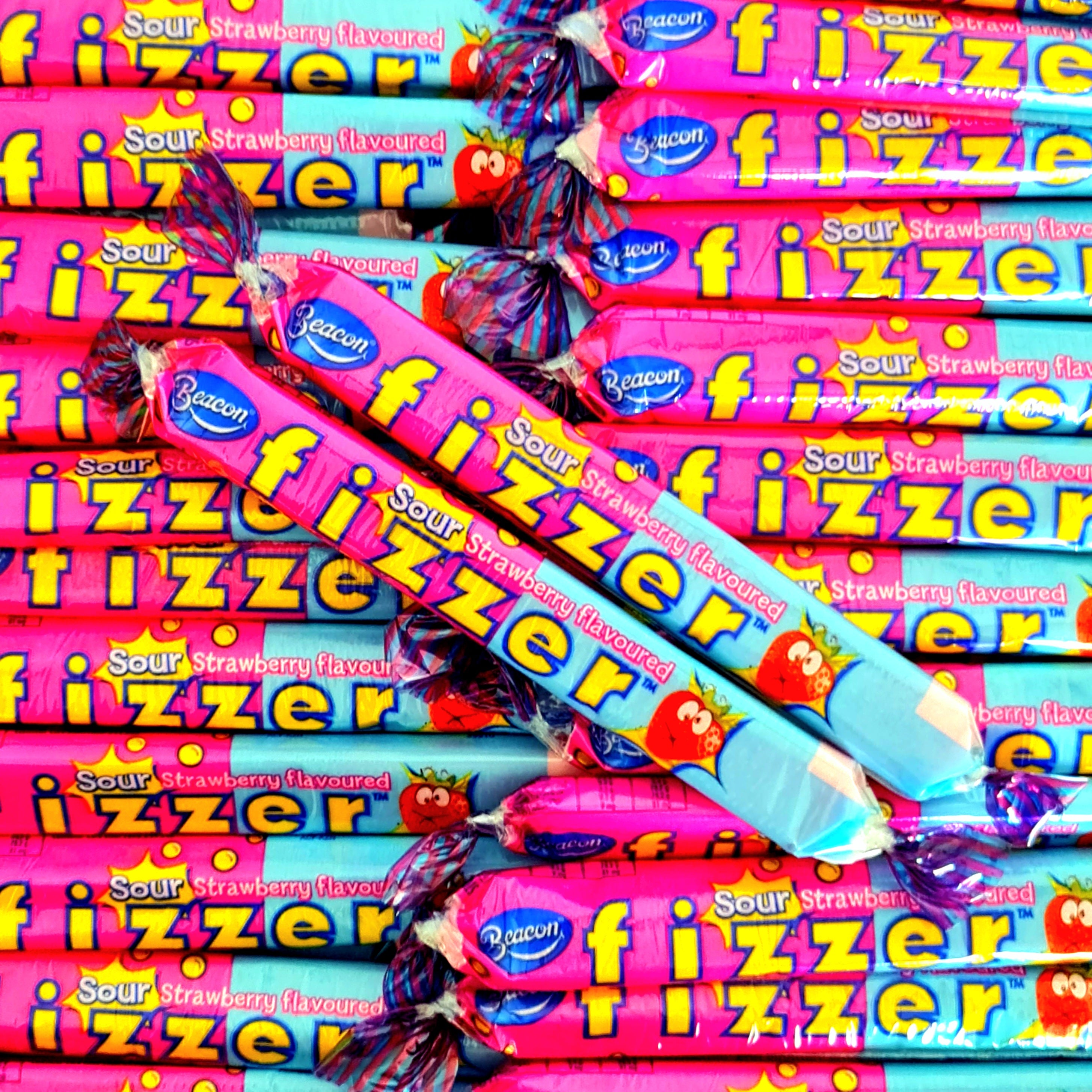 Sour Strawberry Fizzer - Pik n Mix Lollies NZ