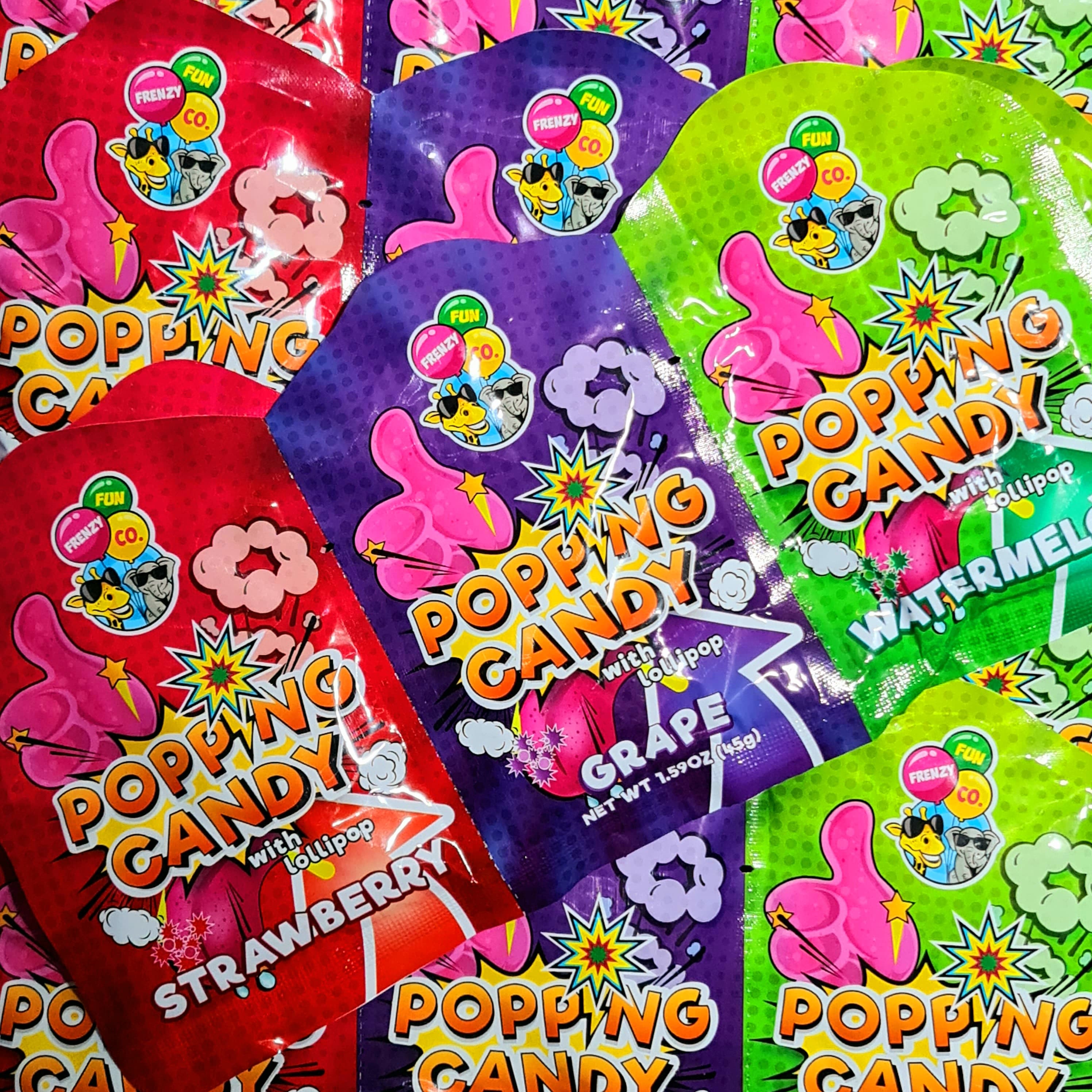 Popping Candy with Lollipop - Pik n Mix Lollies NZ