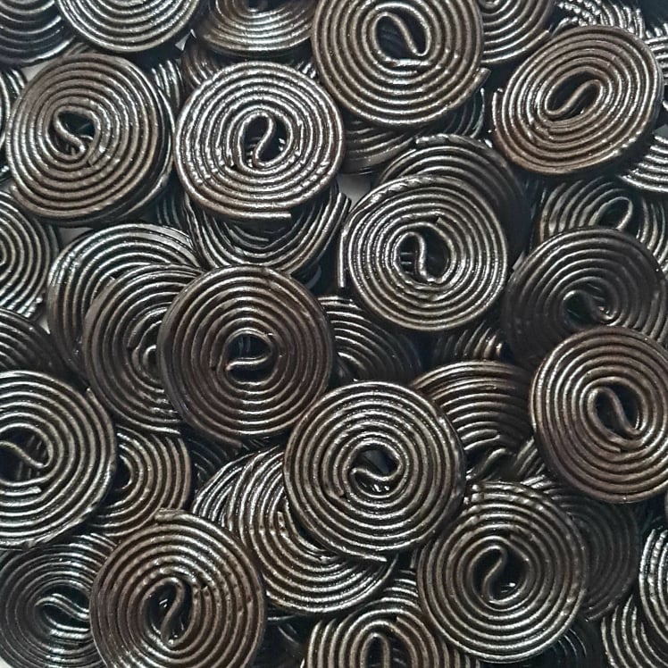 Licorice Wheels - Pik n Mix Lollies NZ