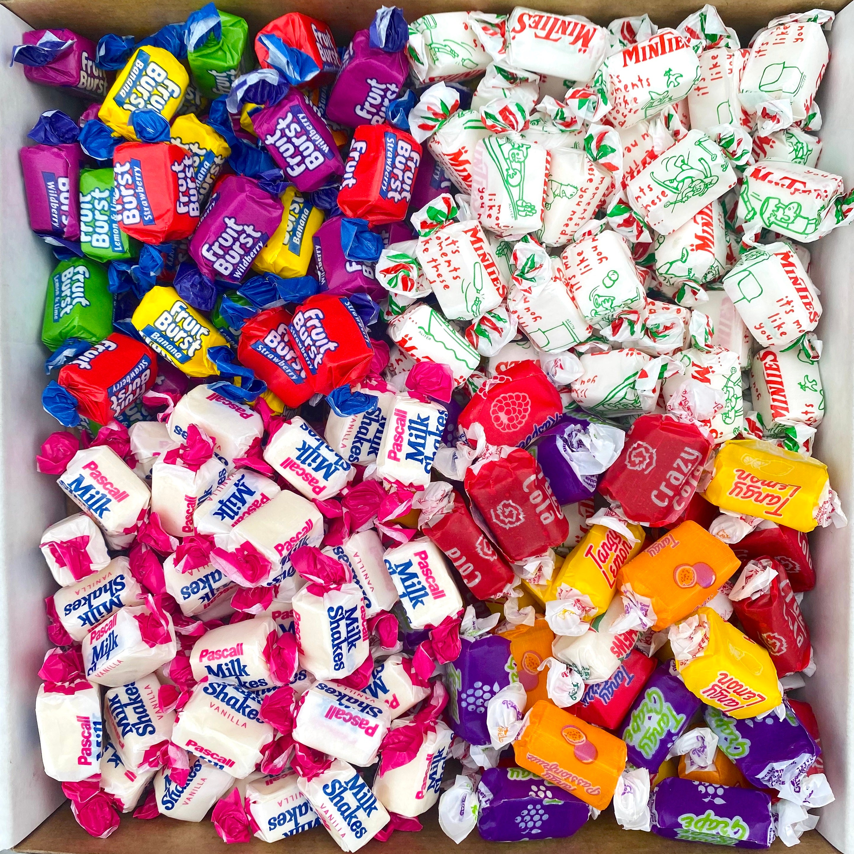 Wrapped Lolly Sweet Box Pik n Mix Lollies NZ