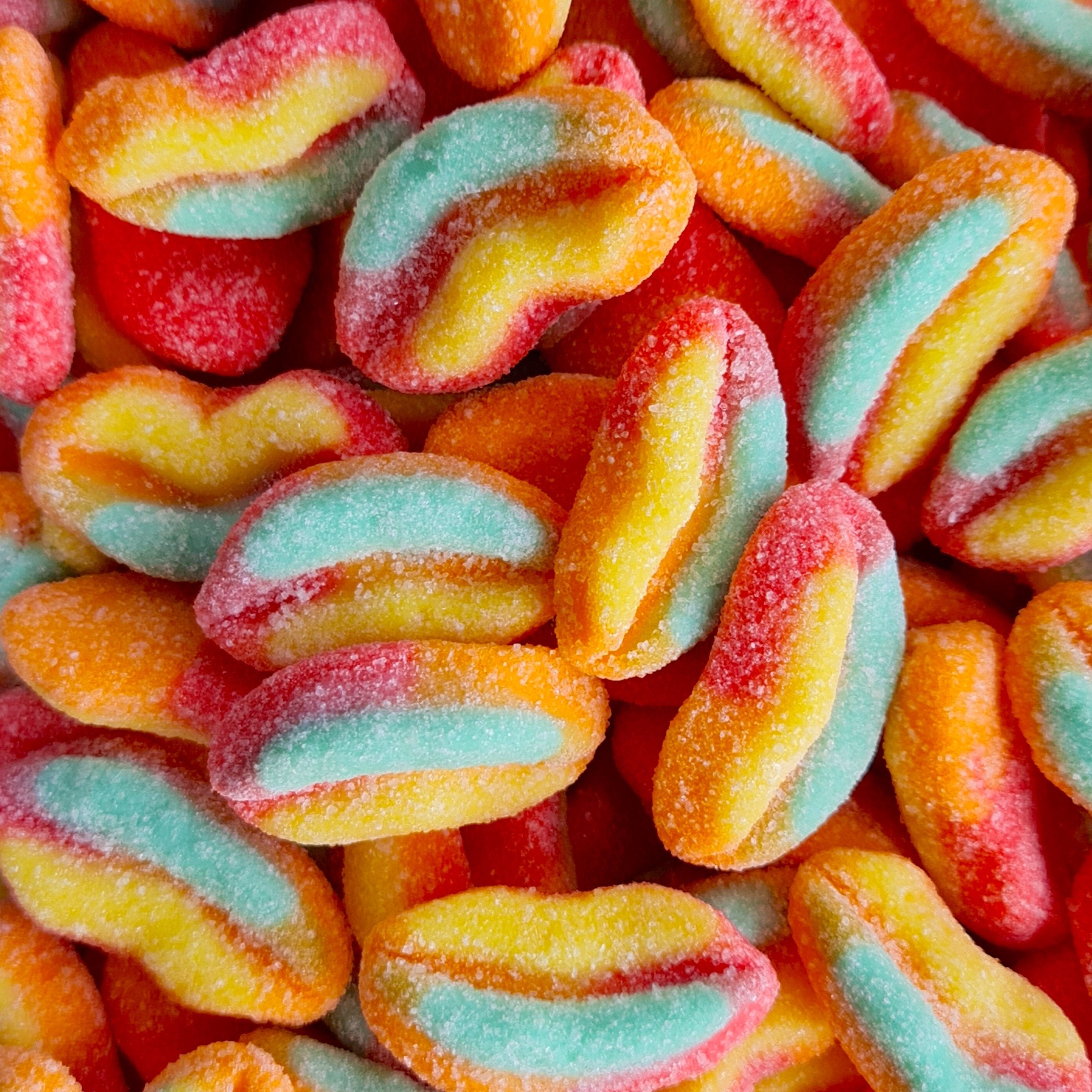 Sour Rainbow Lips - Pik n Mix Lollies NZ