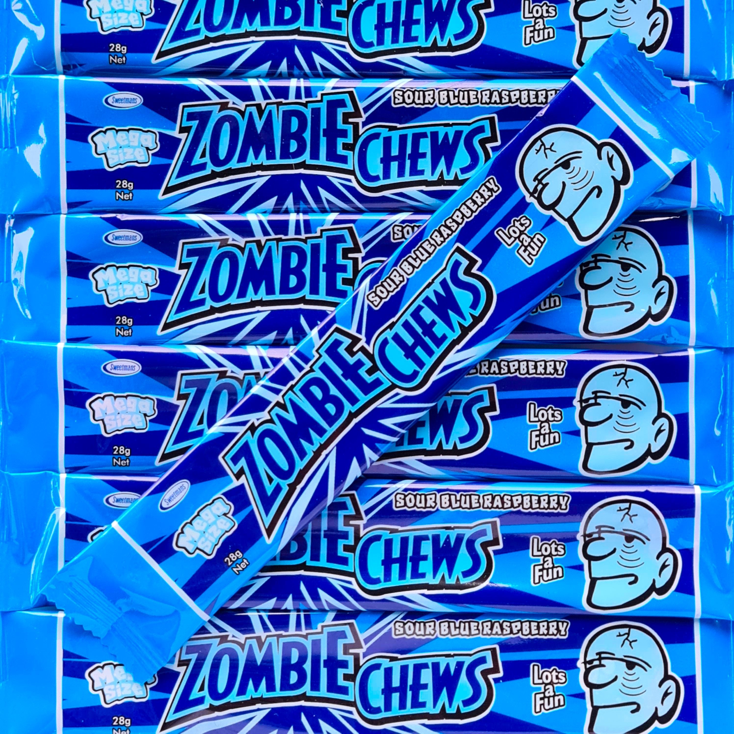 Zombie Chew - Sour Blue Raspberry - Pik n Mix Lollies NZ
