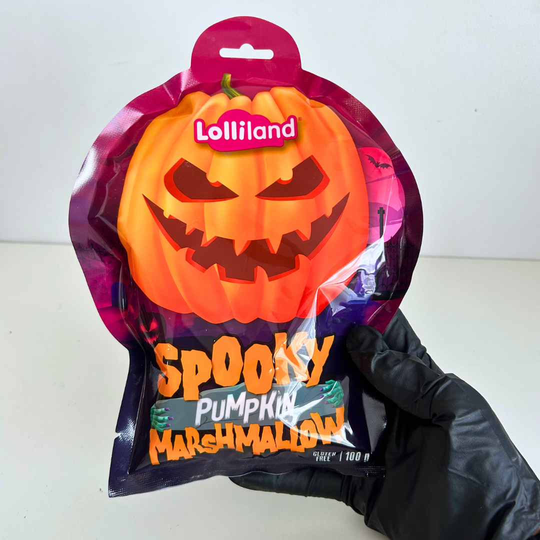 Spooky Pumpkin Marshmallow Bag - Pik n Mix Lollies NZ