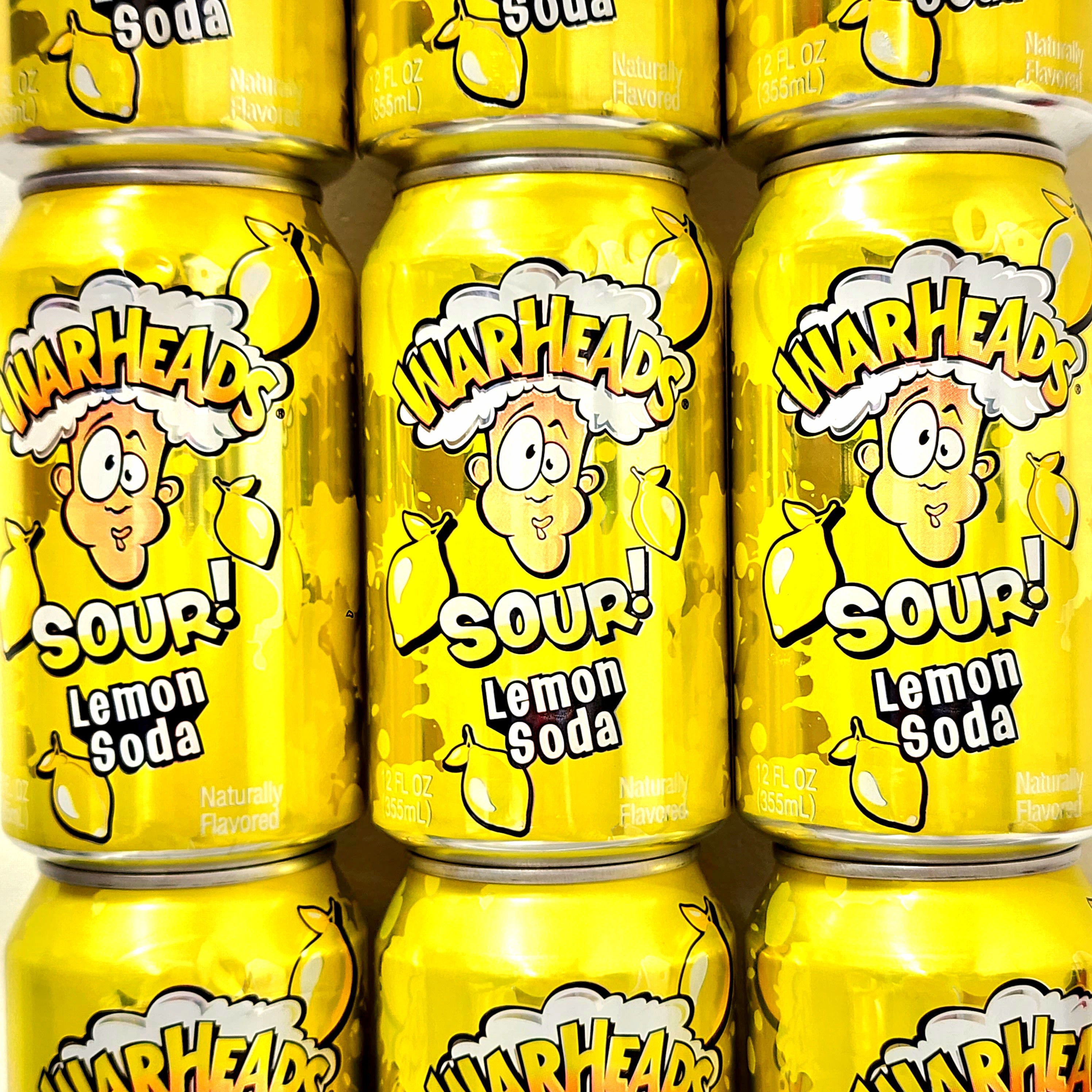 Warheads Sour Lemon Soda - Pik n Mix Lollies NZ