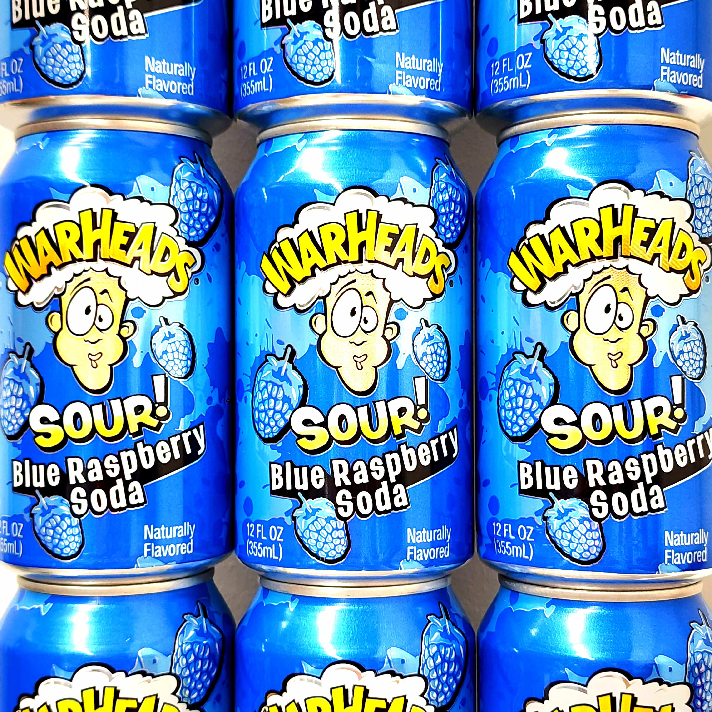 Warheads Sour Blue Raspberry Soda - Pik n Mix Lollies NZ