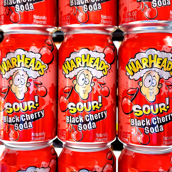 Warheads Sour Black Cherry Soda - Pik n Mix Lollies NZ