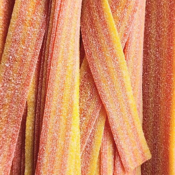 Sour Mango & Passionfruit Belts - Pik n Mix Lollies NZ
