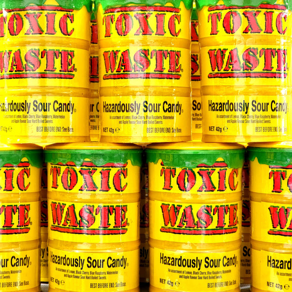 Toxic Waste Sour Candy - Yellow - Pik n Mix Lollies NZ