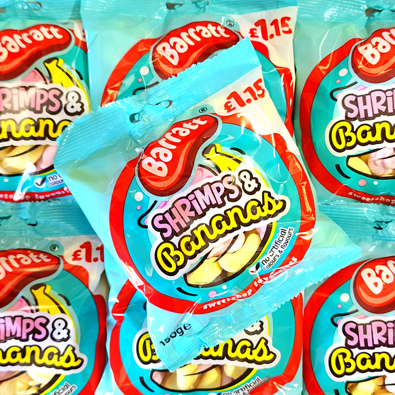 Barratt Shrimps & Bananas Bag - Pik n Mix Lollies NZ
