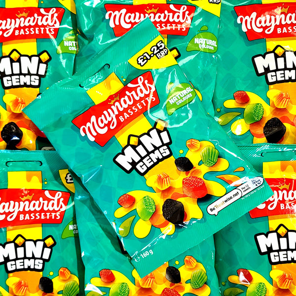 Maynards Bassetts Mini Gems Bag - Pik n Mix Lollies NZ