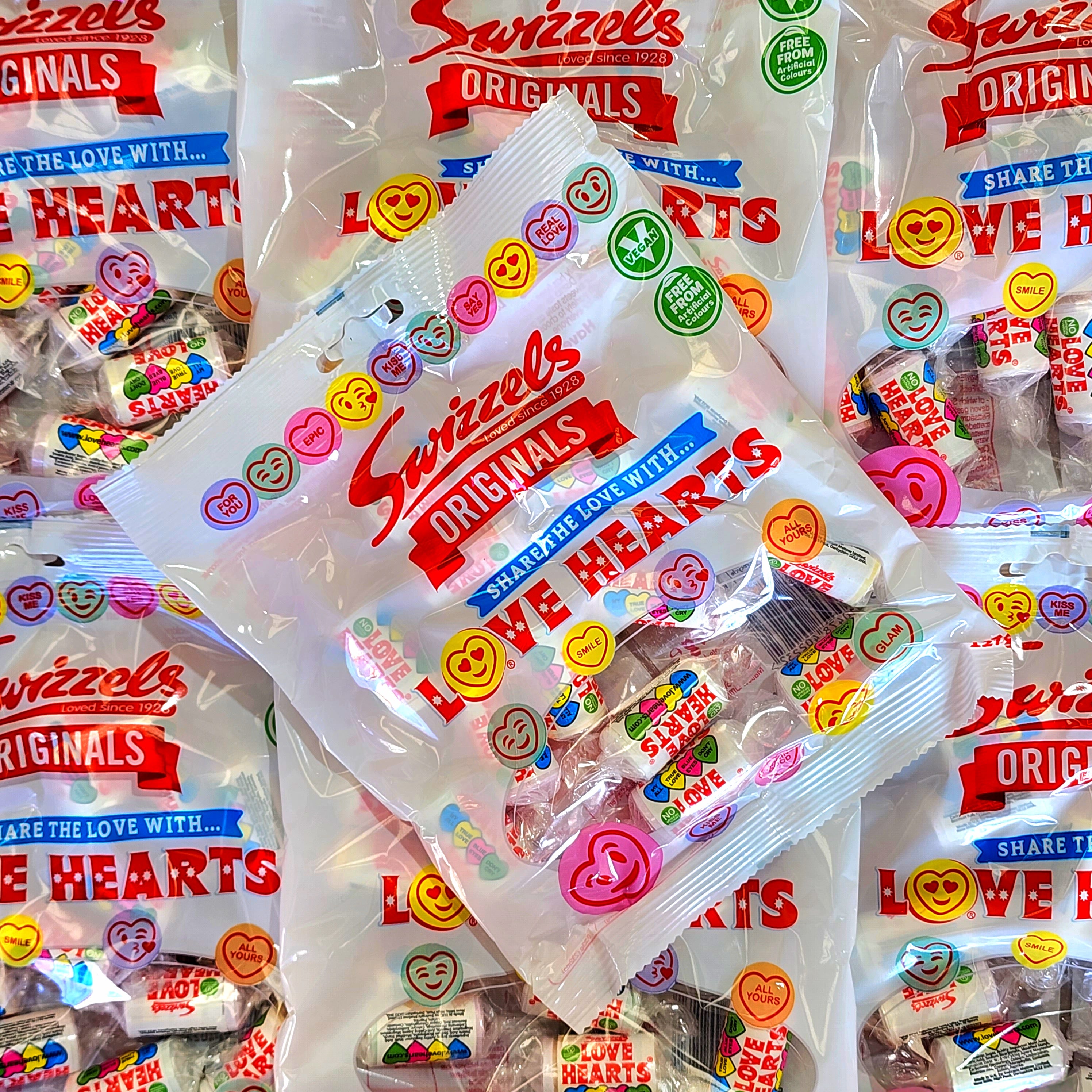Swizzels Love Hearts Original Bag - Pik n Mix Lollies NZ