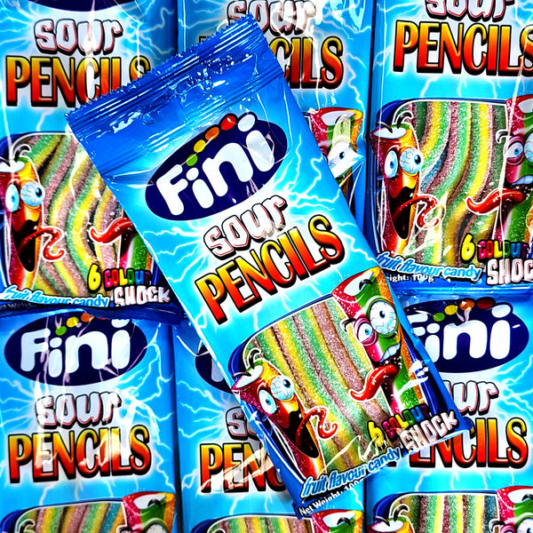 Fini Sour Rainbow Pencil Bag - Pik n Mix Lollies NZ
