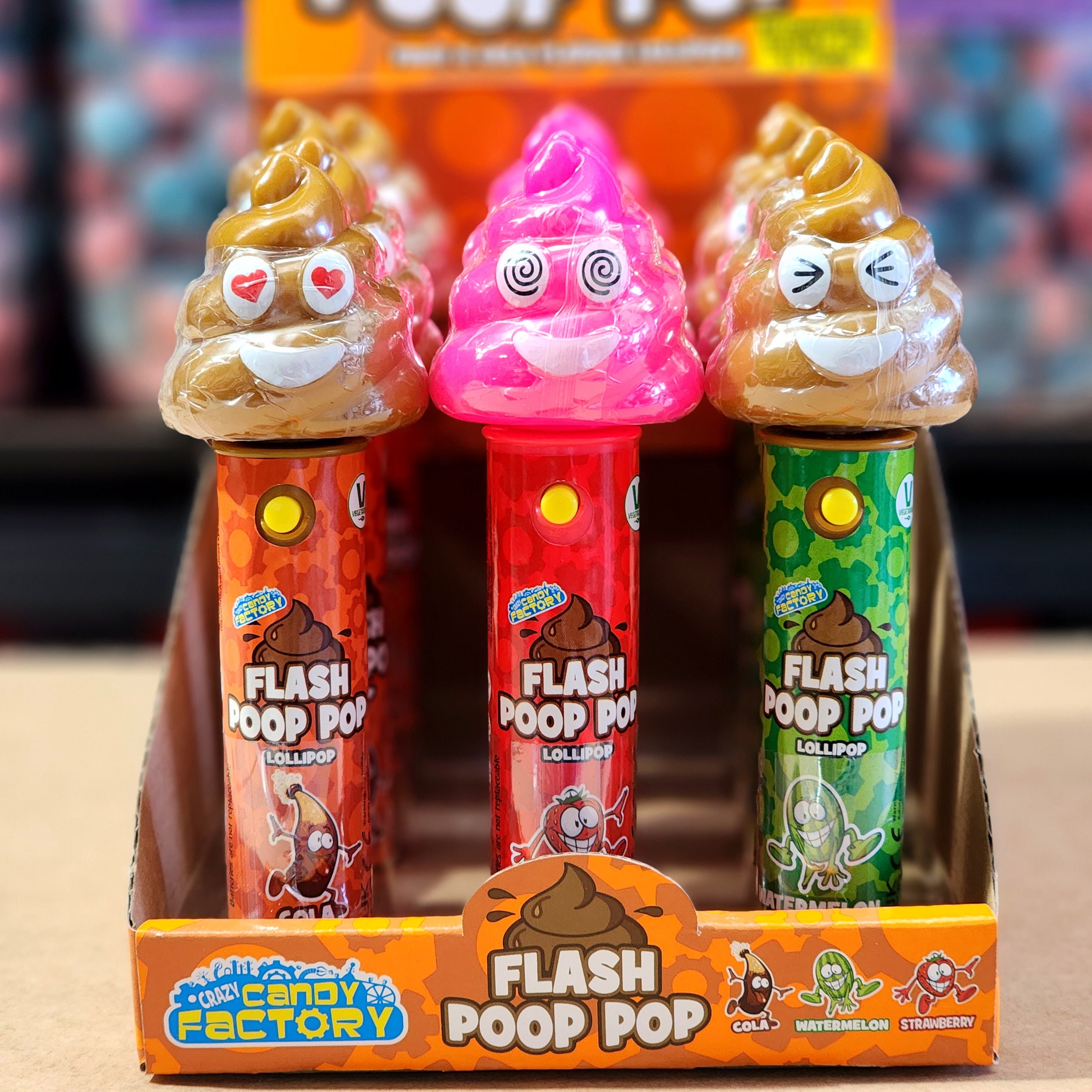 Flash Poop Pops - Pik n Mix Lollies NZ