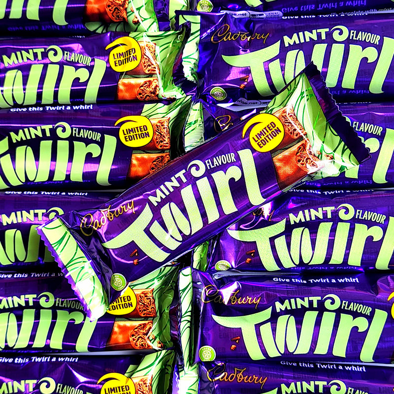 Cadbury Twirl Mint - Pik n Mix Lollies NZ