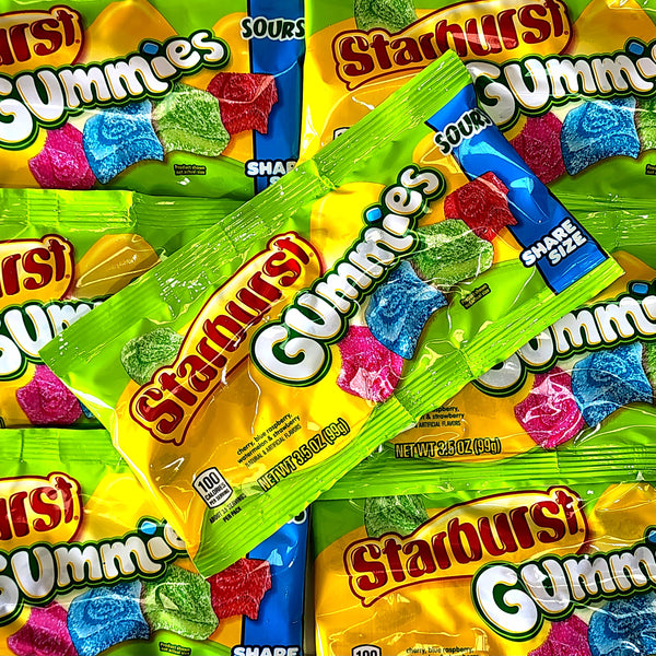 Starburst Gummies Sours Share Bag - Pik n Mix Lollies NZ
