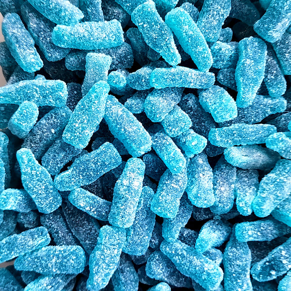 Mini Fizzy Blue Bottles - Pik n Mix Lollies NZ
