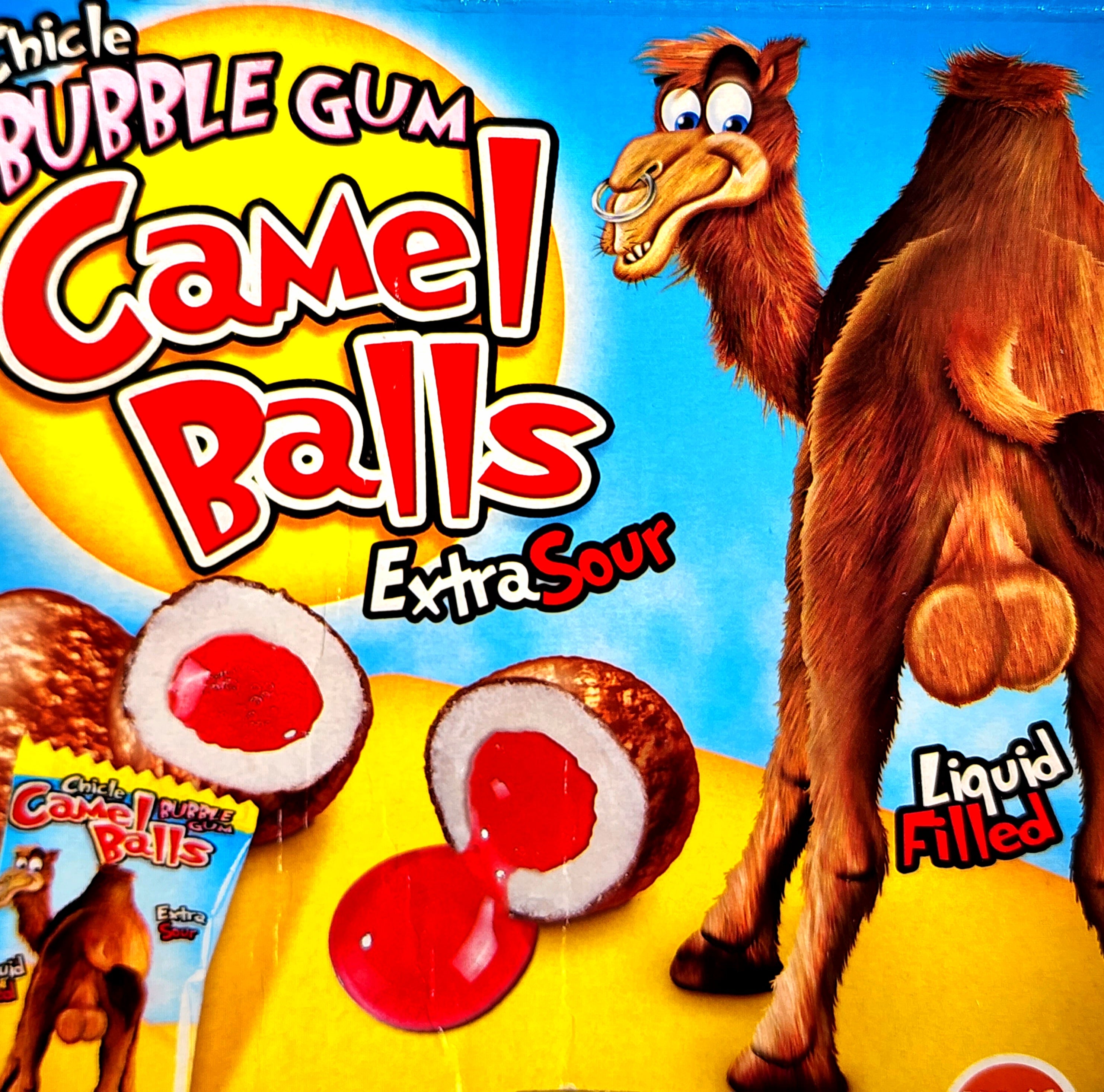 Camel Balls Bubble Gum - Bag of 5 - Pik n Mix Lollies NZ