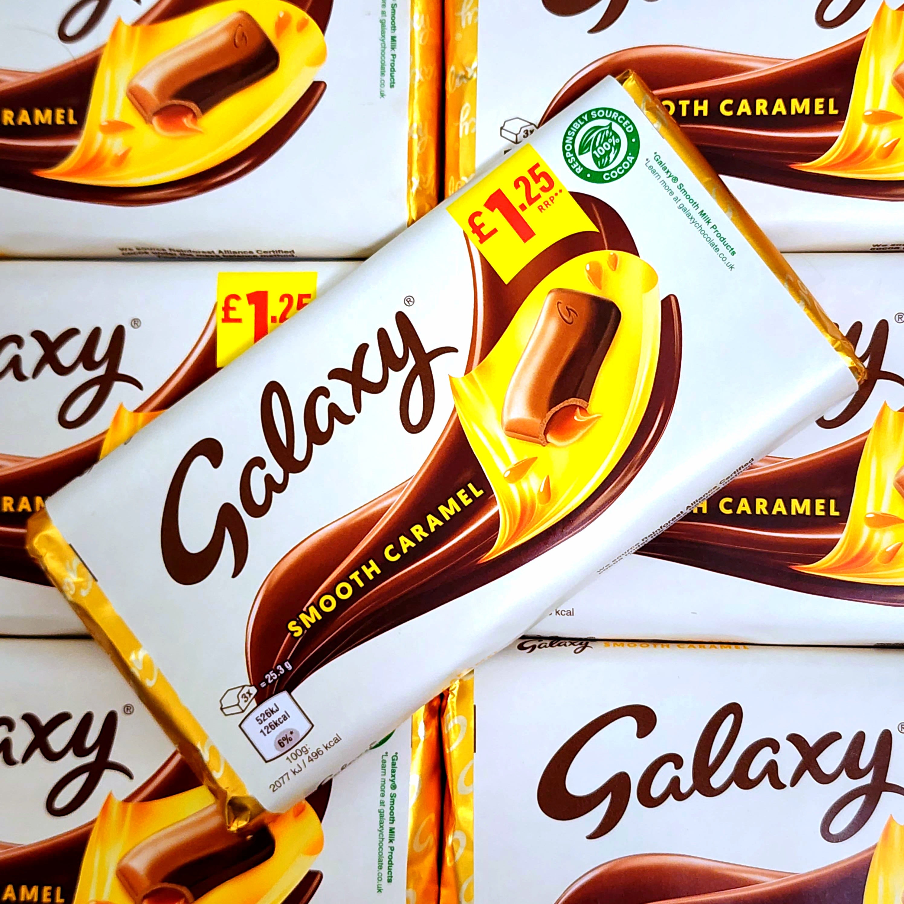 Galaxy shop chocolate bar