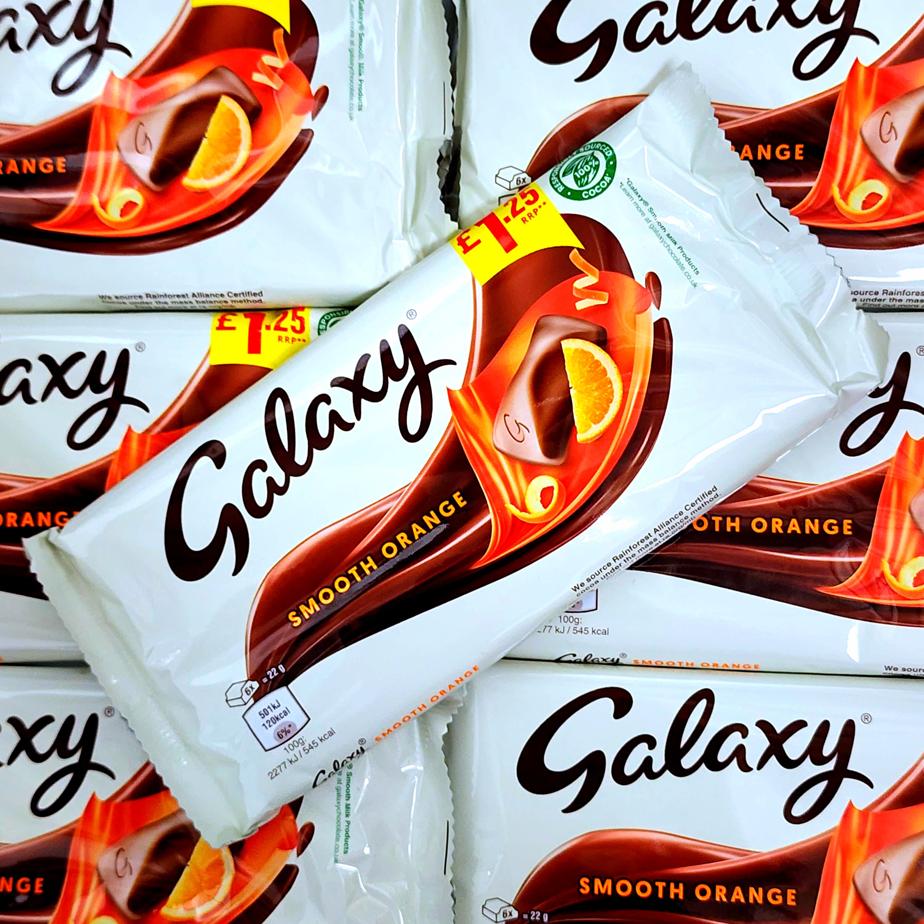 Galaxy Chocolate Bar - Smooth Orange - Pik n Mix Lollies NZ