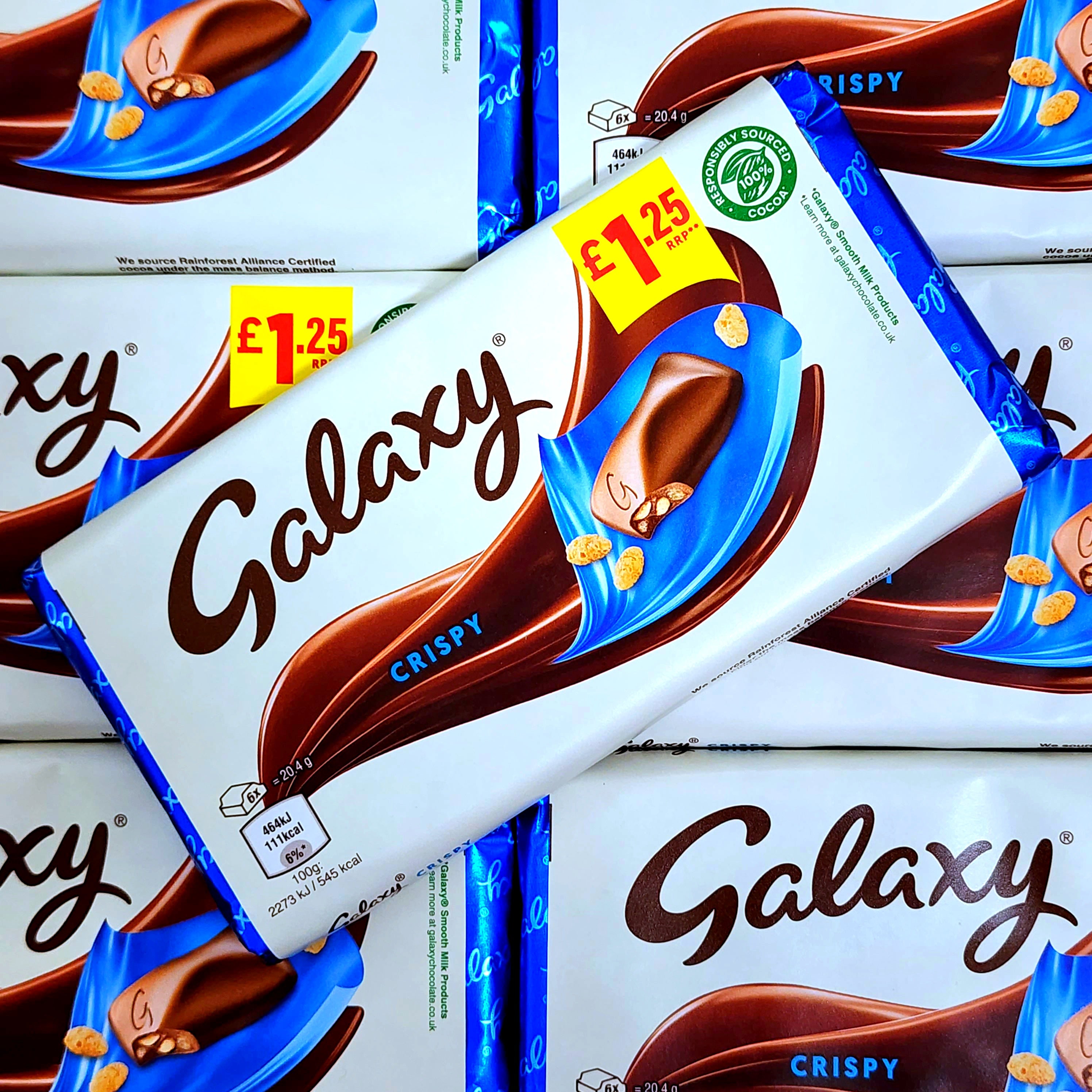 Galaxy Chocolate Bar - Crispy - Pik n Mix Lollies NZ