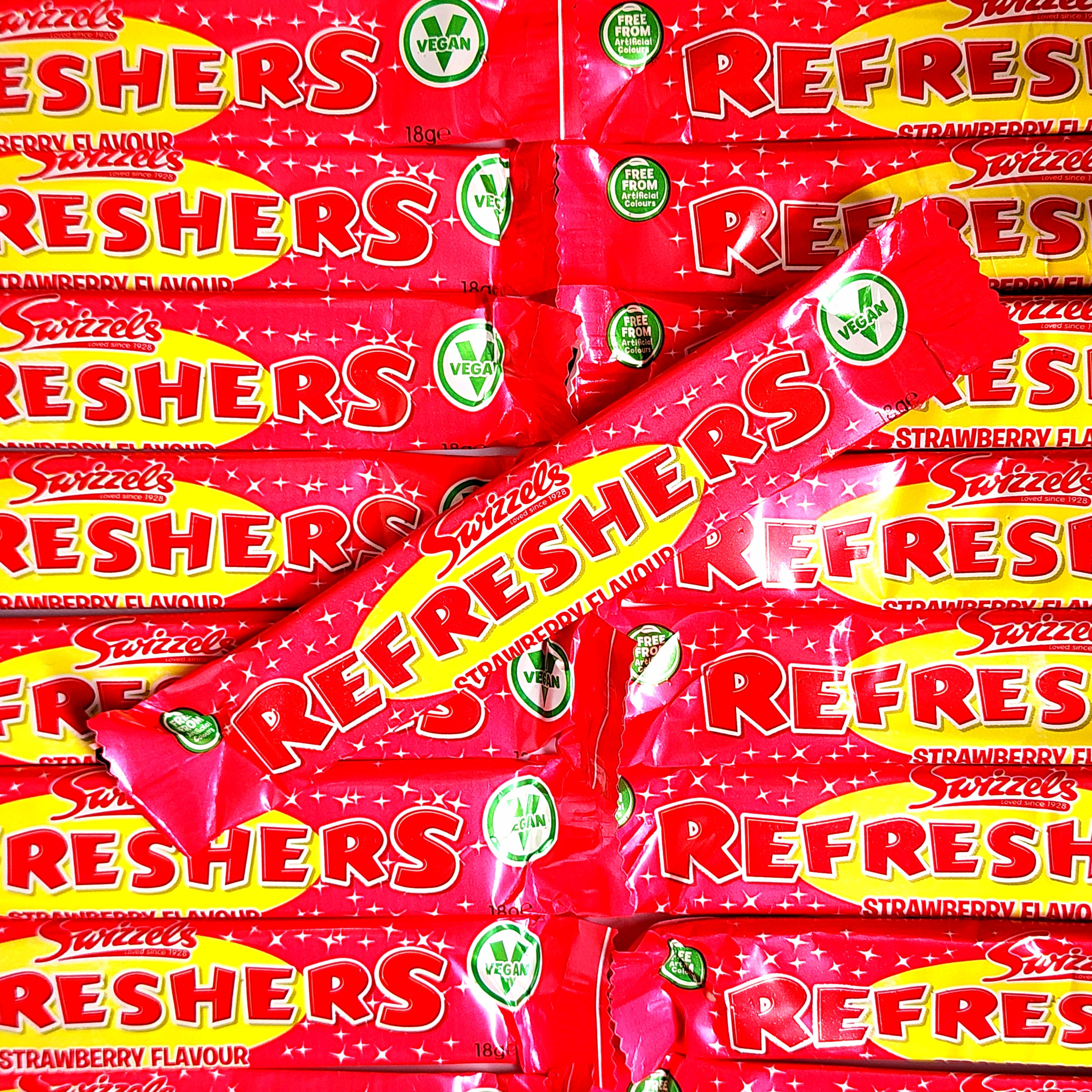 Swizzels Refreshers Strawberry Chew Bar - Pik n Mix Lollies NZ