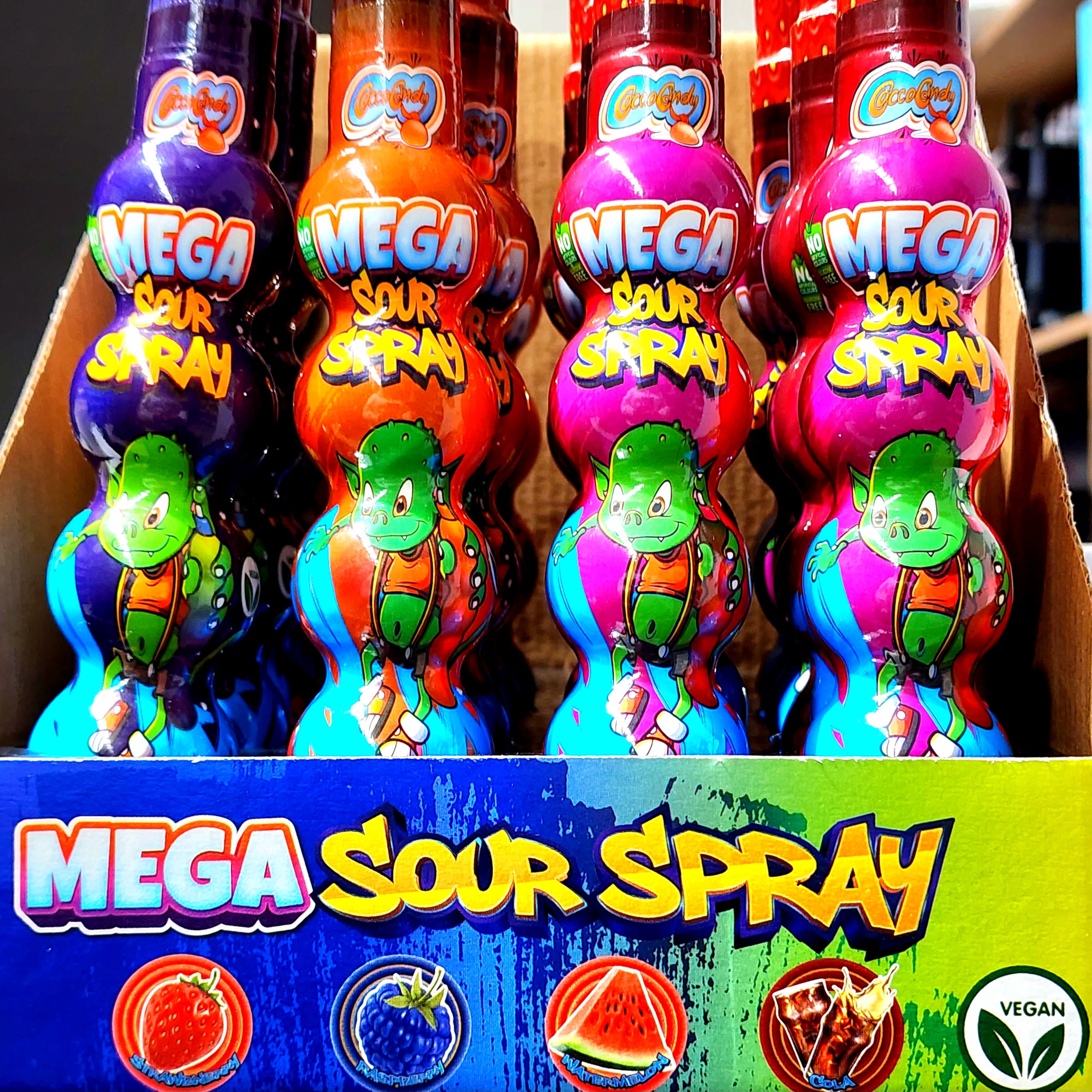 Mega Sour Spray Candy - Pik n Mix Lollies NZ