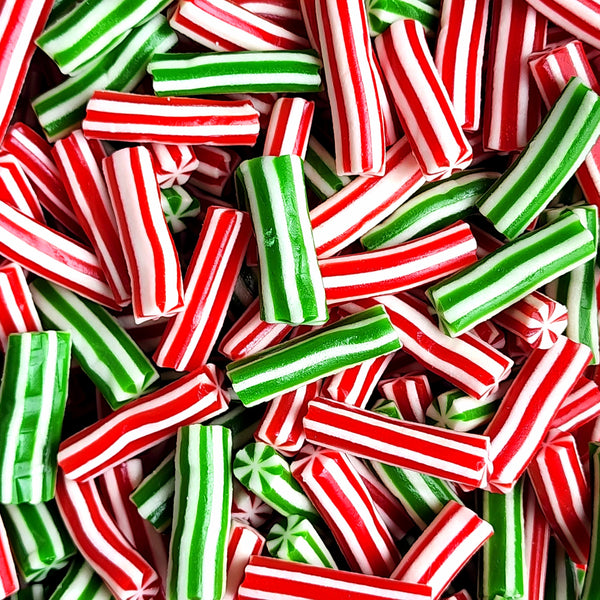 Kingsway Green & Red Candy Poles (UK) - Pik n Mix Lollies NZ
