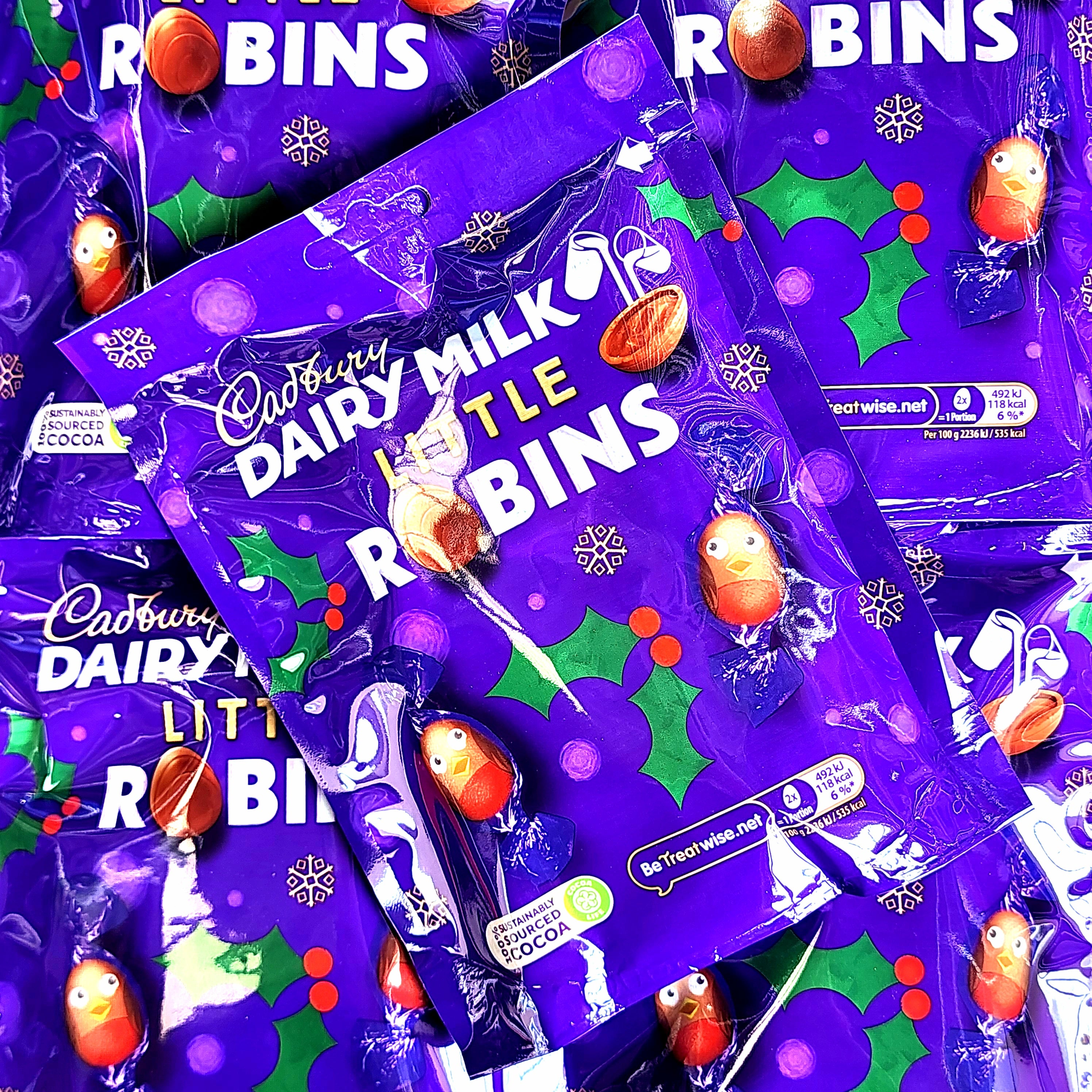 Cadbury Dairy Milk Little Robins Bag - Pik n Mix Lollies NZ