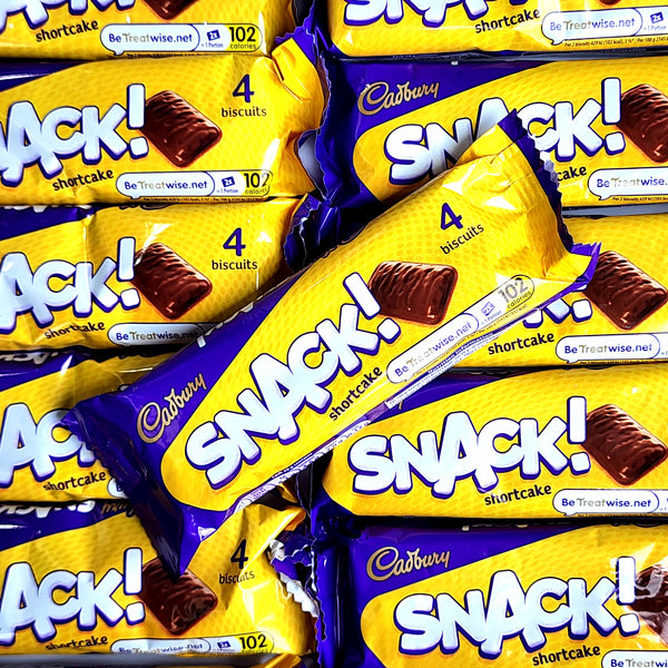 Cadbury Snack Shortcake Bar (UK) - Pik n Mix Lollies NZ